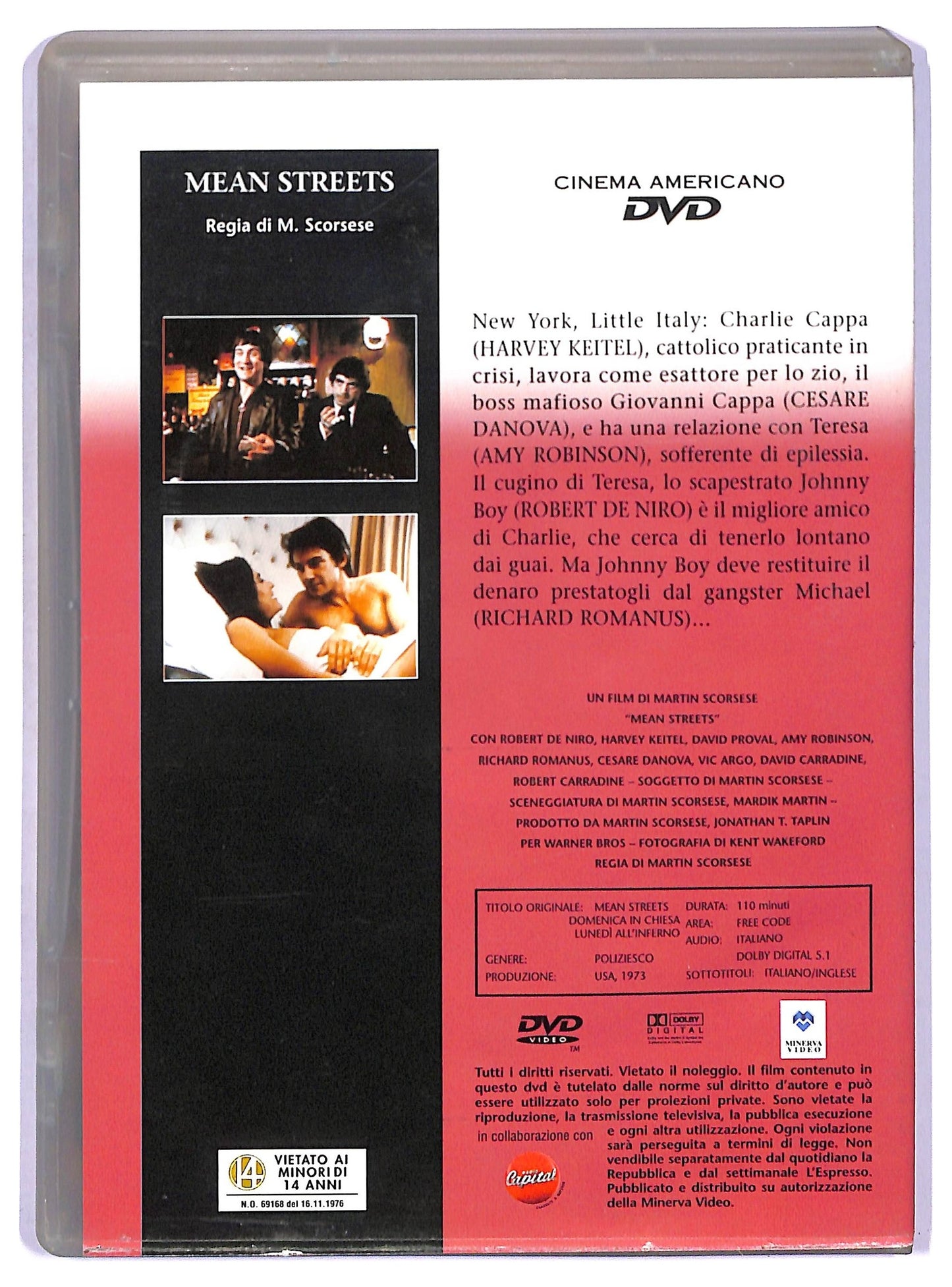 EBOND Mean Streets EDITORIALE DVD D766853