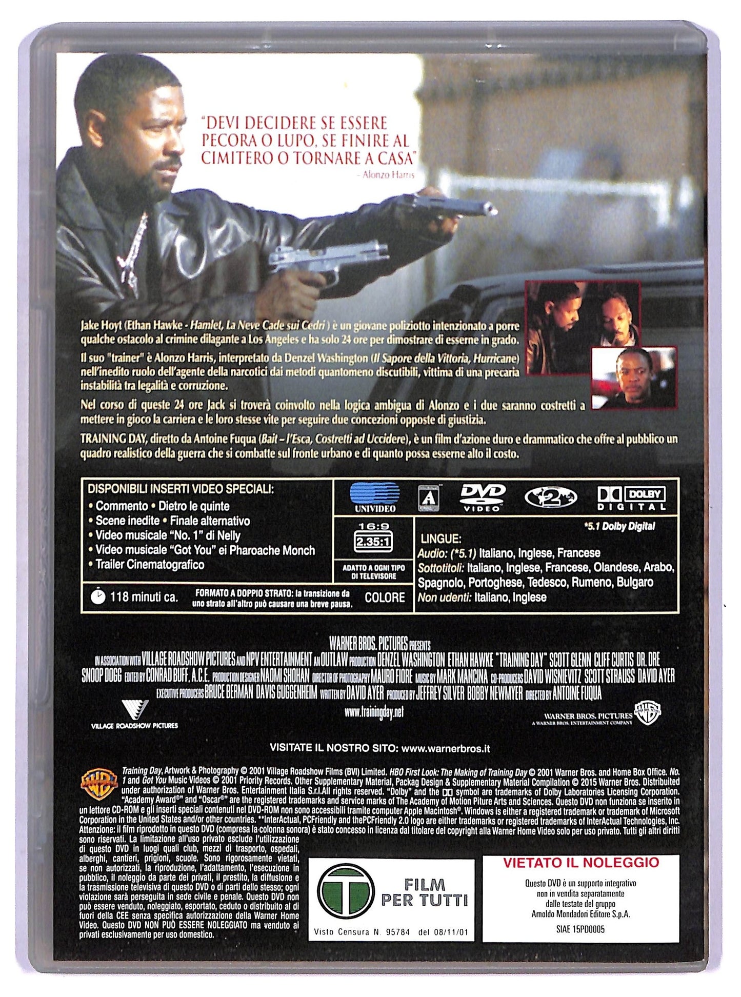 EBOND Training Day EDITORIALE DVD D766863