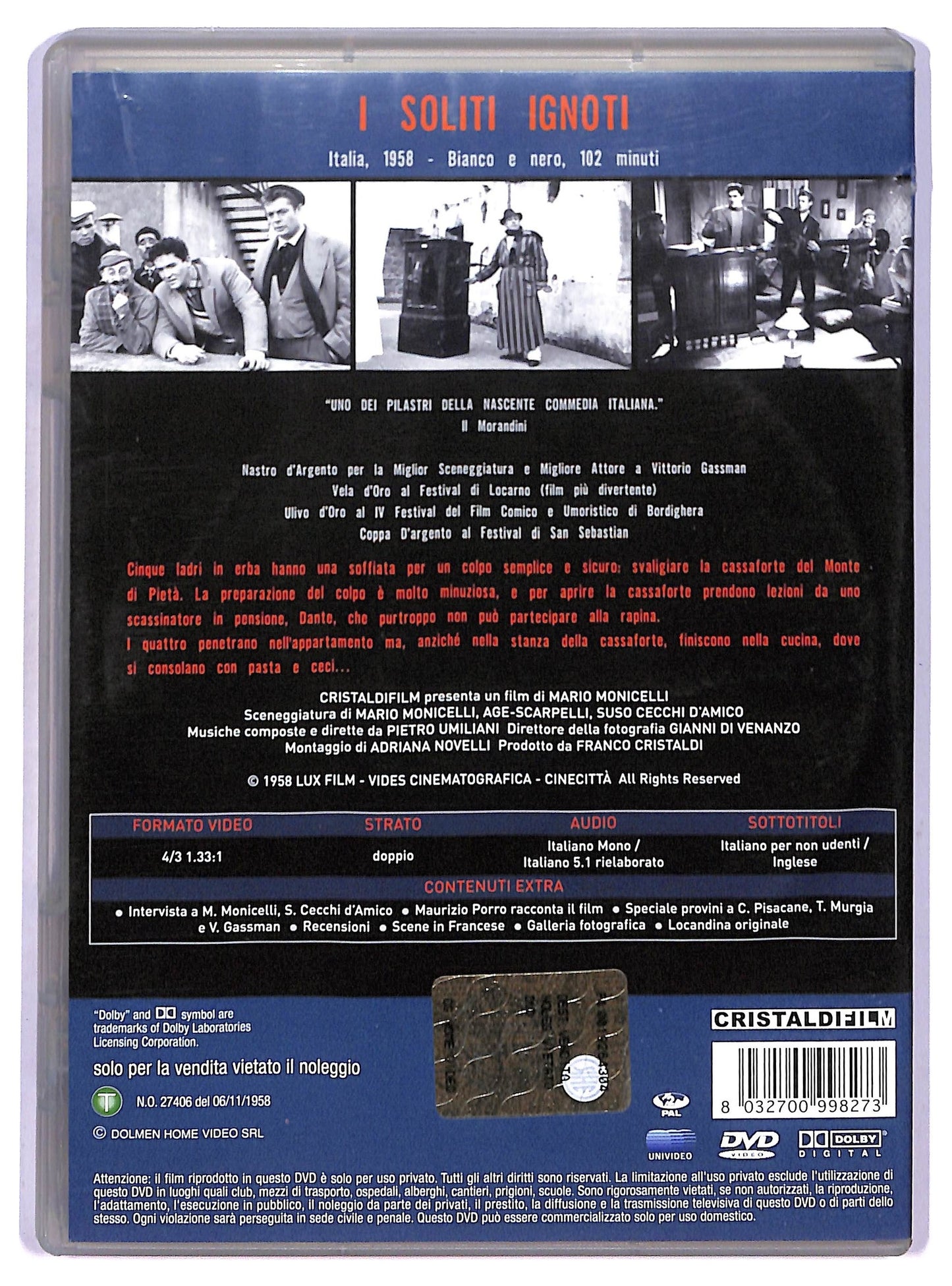 EBOND I soliti ignoti DVD D766923