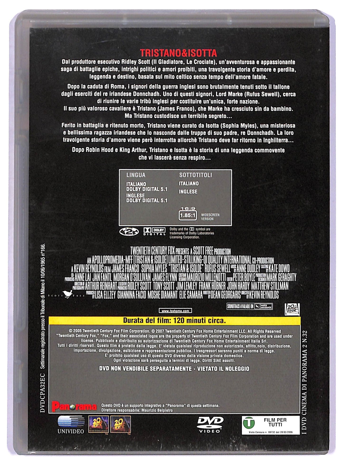 EBOND Tristano & Isotta EDITORIALE DVD D766951