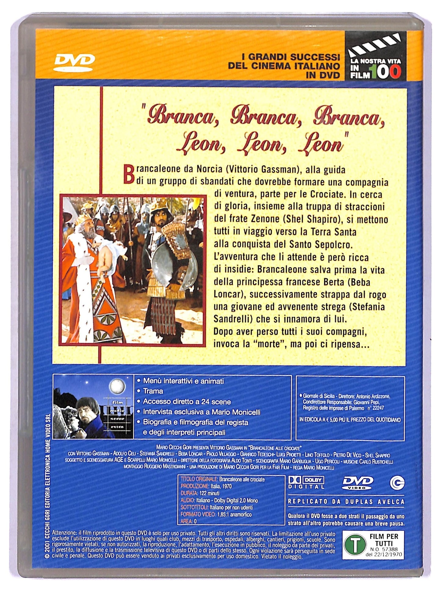 EBOND Brancaleone alle crociate EDITORIALE DVD D767013