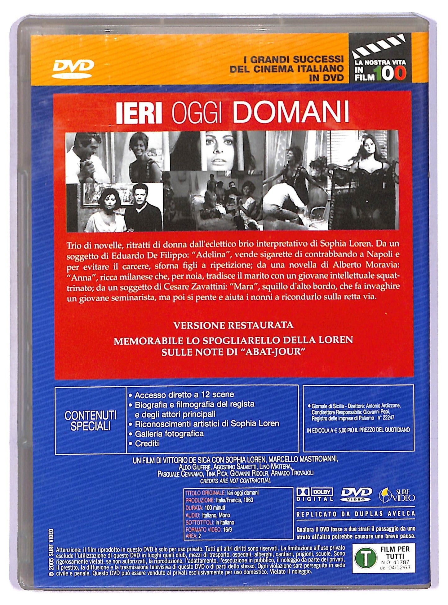 EBOND Ieri, Oggi, Domani DVD Editoriale D767037