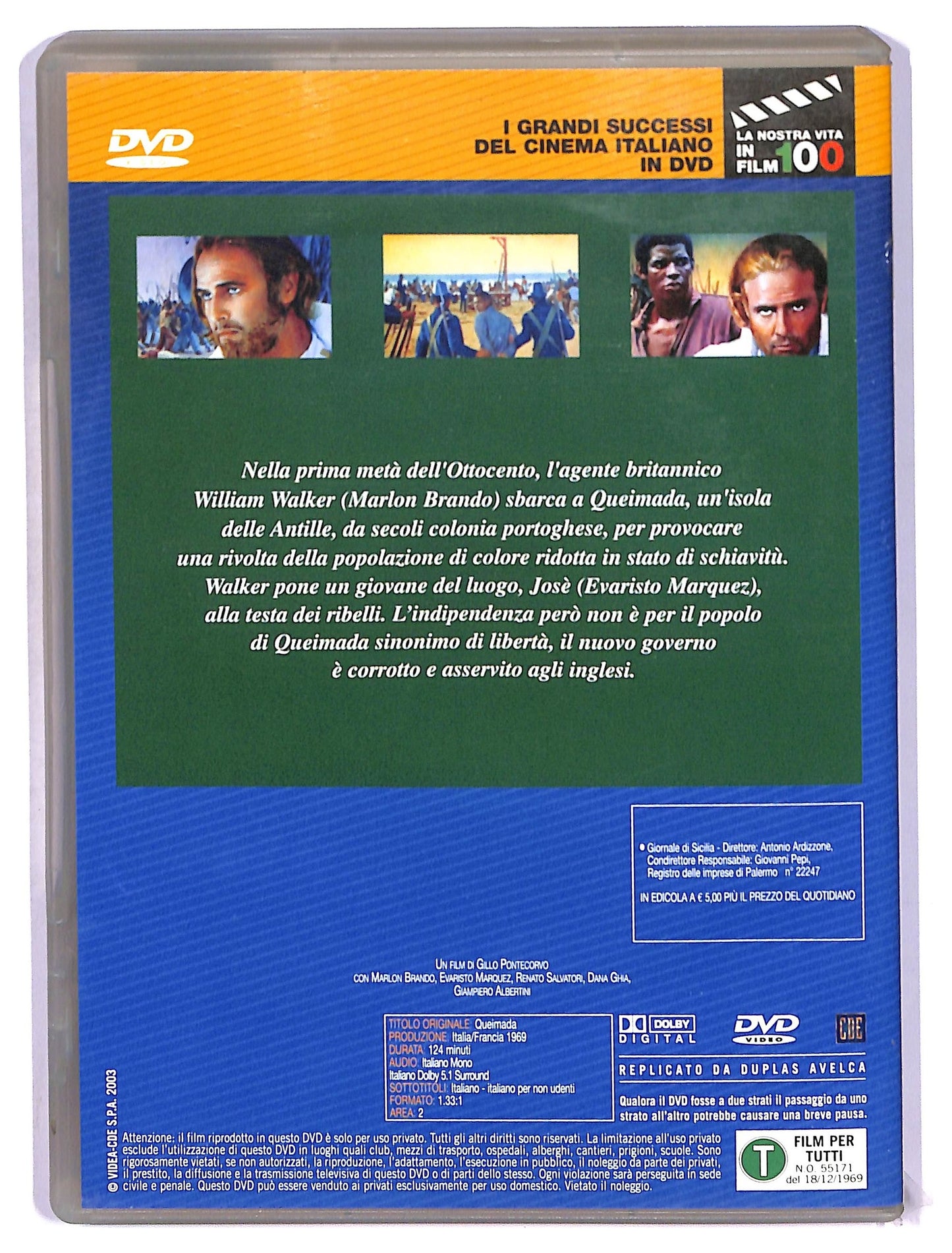 EBOND Queimada EDITORIALE DVD D767041