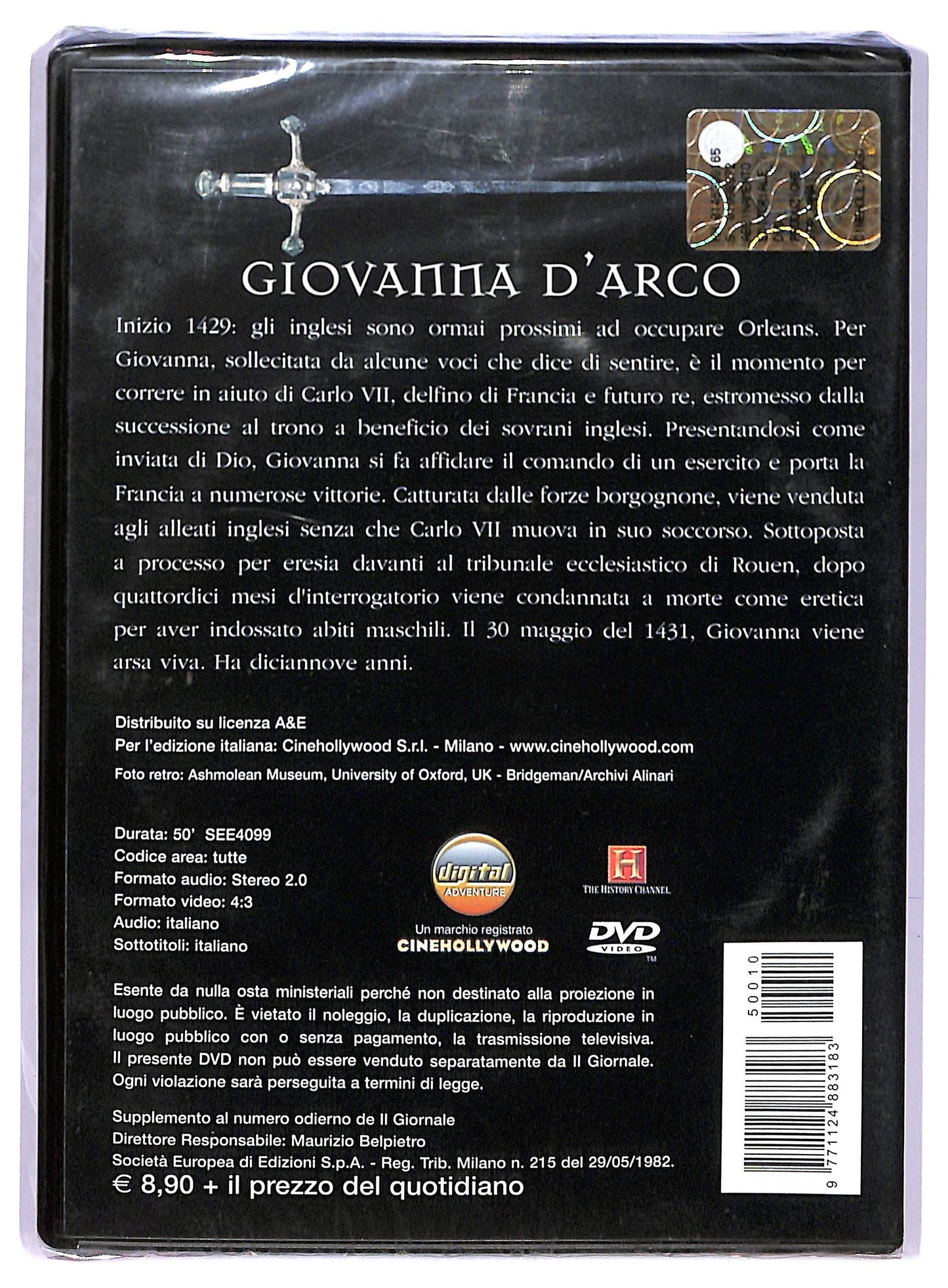 EBOND Giovanna D'Arco EDITORIALE DVD D767057