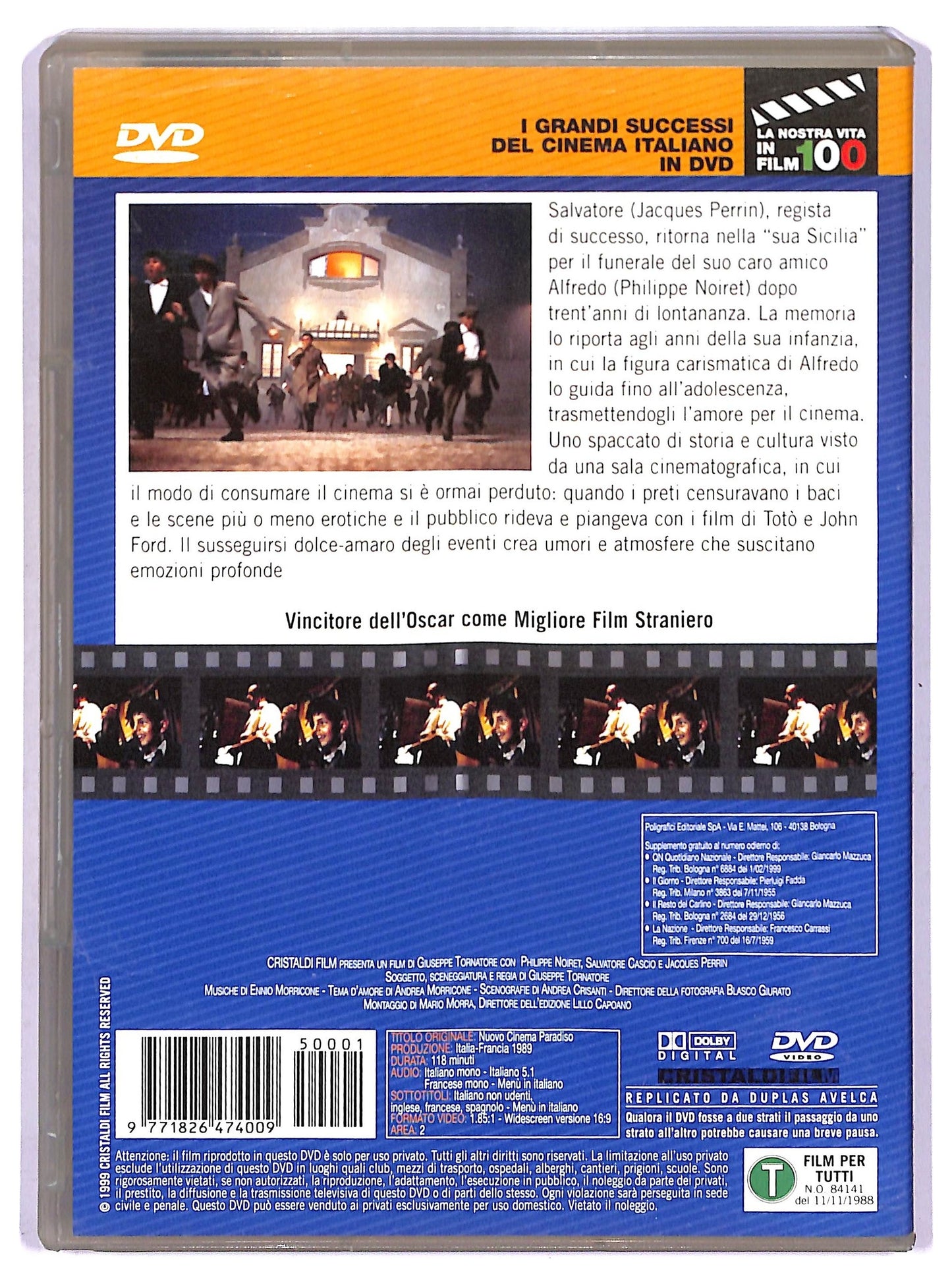 EBOND Nuovo Cinema Paradiso EDITORIALE DVD D767104