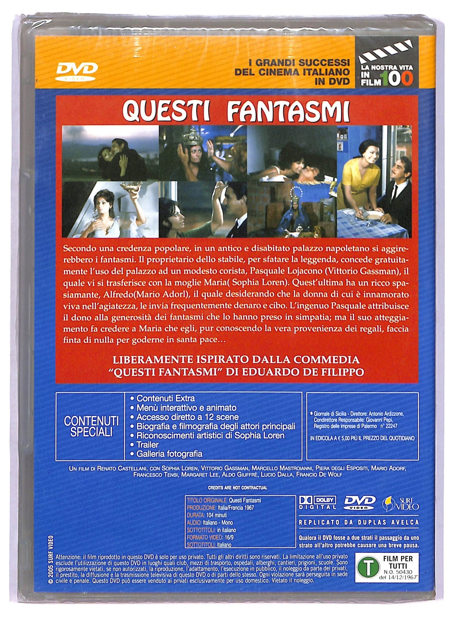 EBOND Questi Fantasmi DVD Editoriale D767108