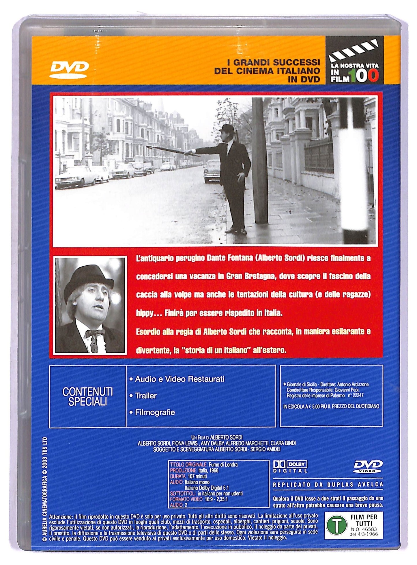 EBOND Cinema italiano - Fumo di Londra vol.80 EDITORIALE DVD D767109
