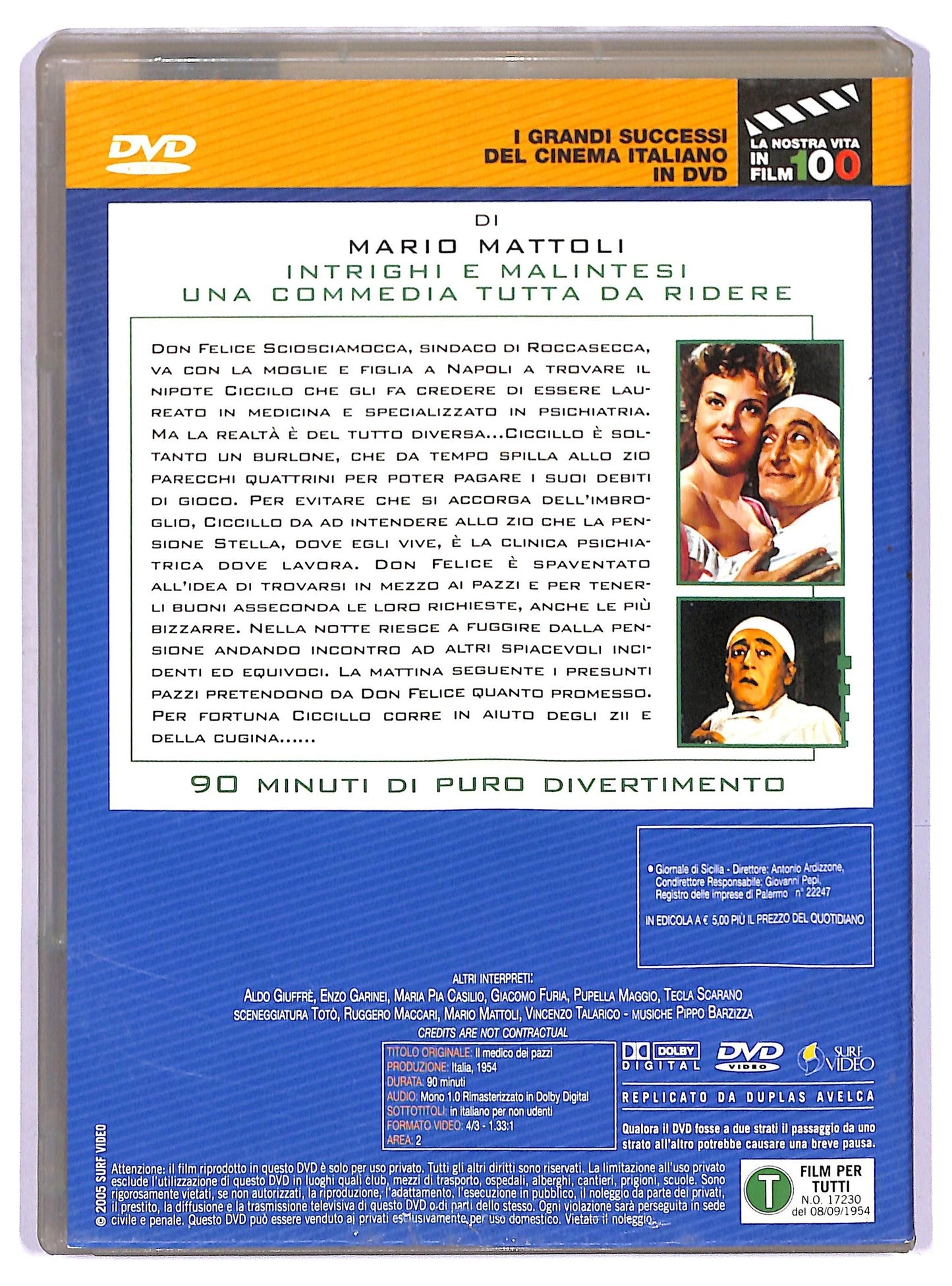 EBOND Toto - Il medico dei pazzi EDITORIALE DVD D767129