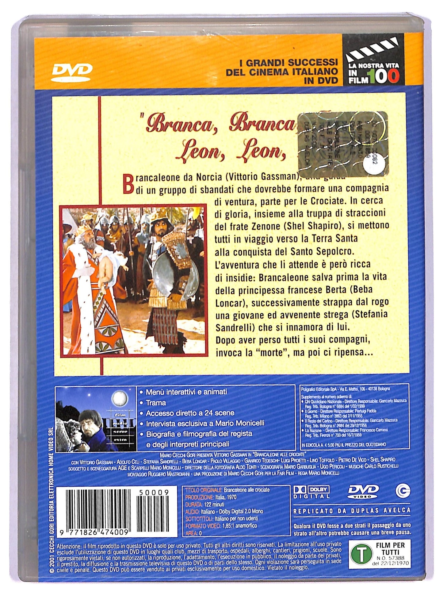 EBOND Brancaleone alle crociate EDITORIALE DVD D767134