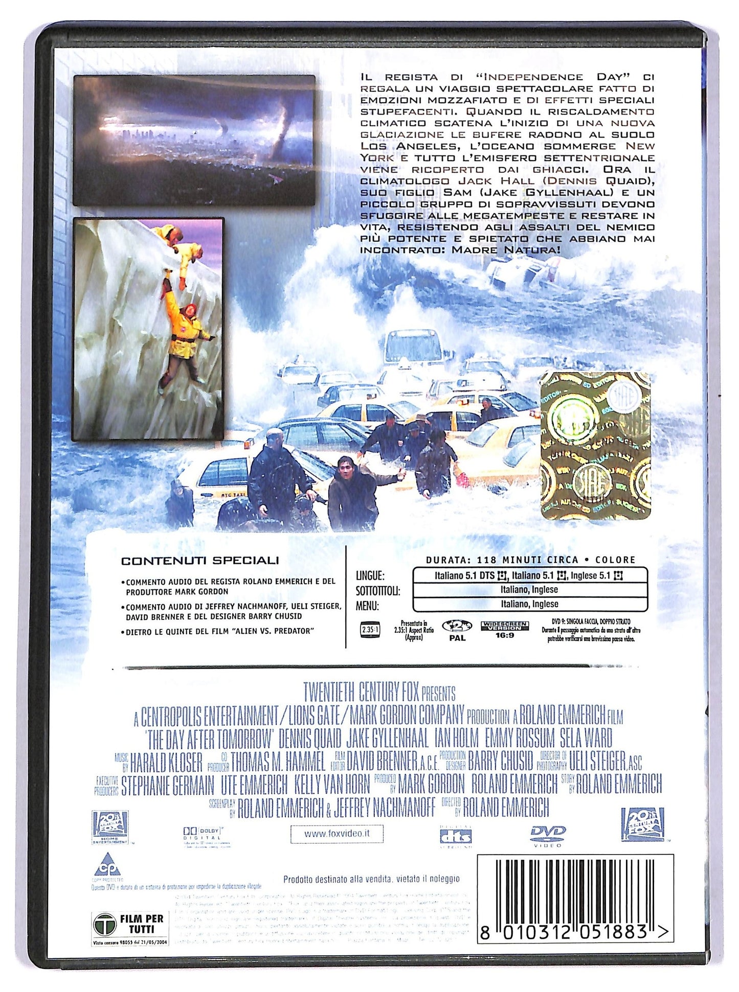 EBOND The Day After Tomorrow - L'alba del giorno dopo DVD D767236