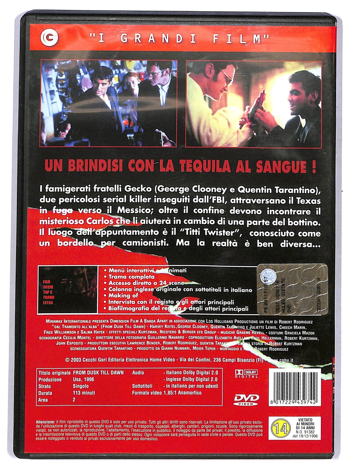 EBOND Dal tramonto all'alba DVD D767249