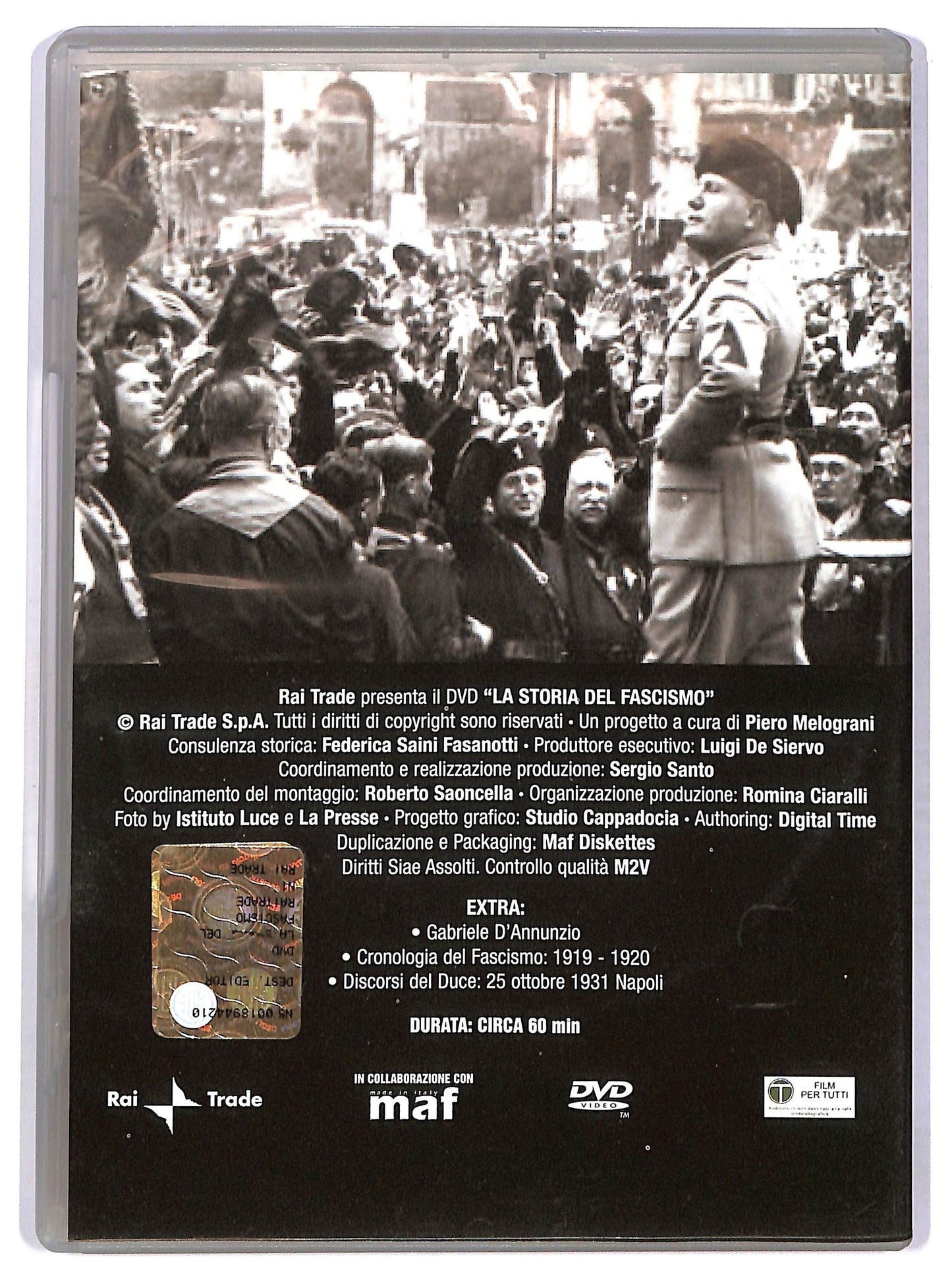 EBOND La storia del fascismo. Le origini (1919-1922), EDITORIALE DVD D767263