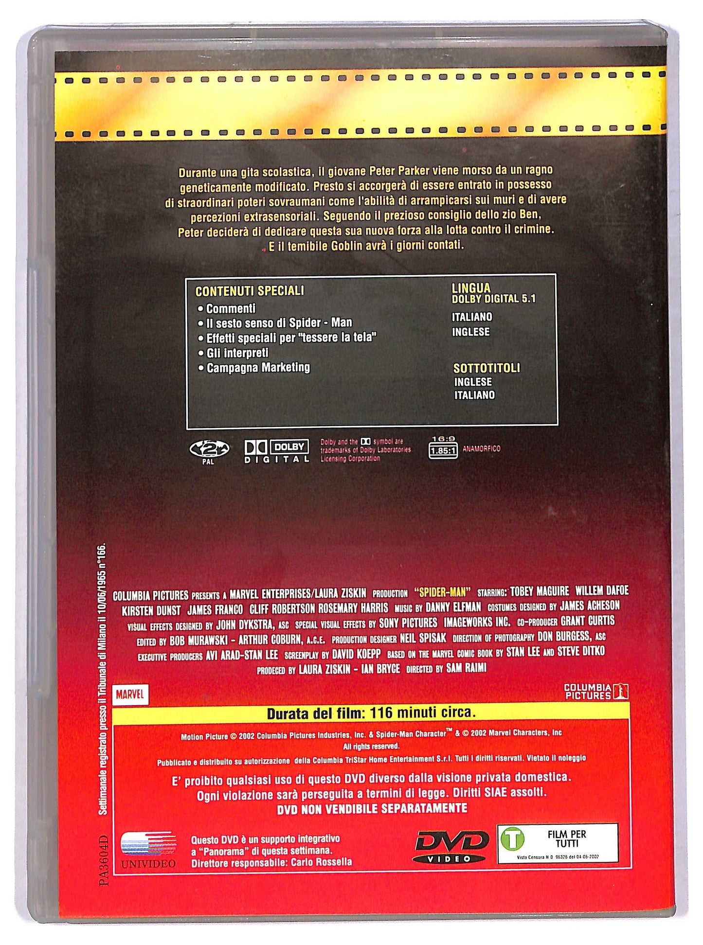 EBOND Spider-Man EDITORIALE DVD D767410