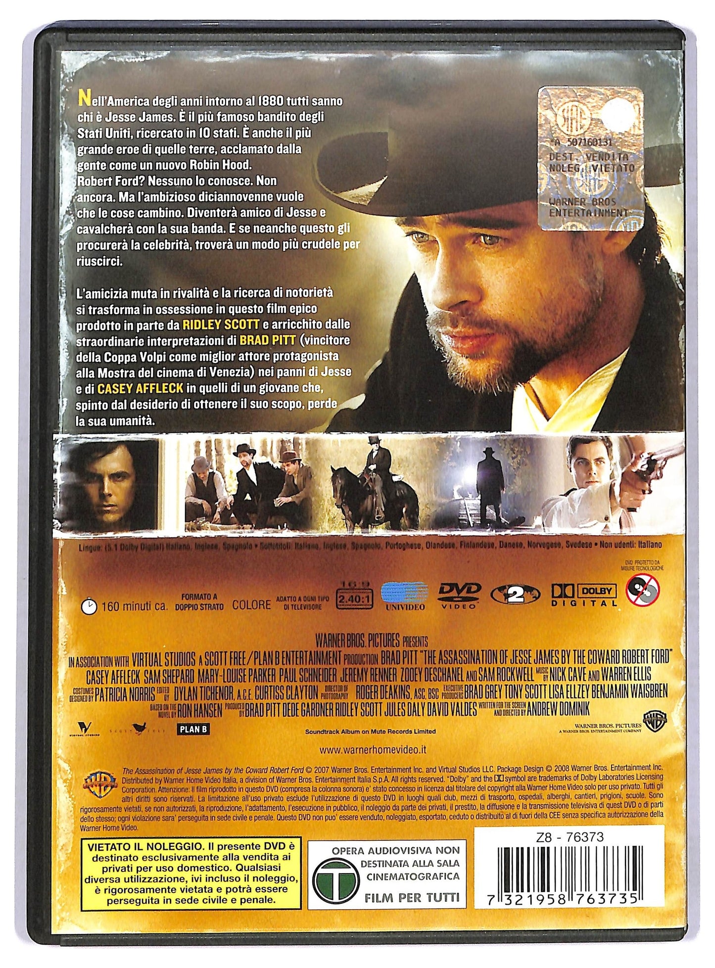 EBOND l'assassinio di jesse james DVD D767416