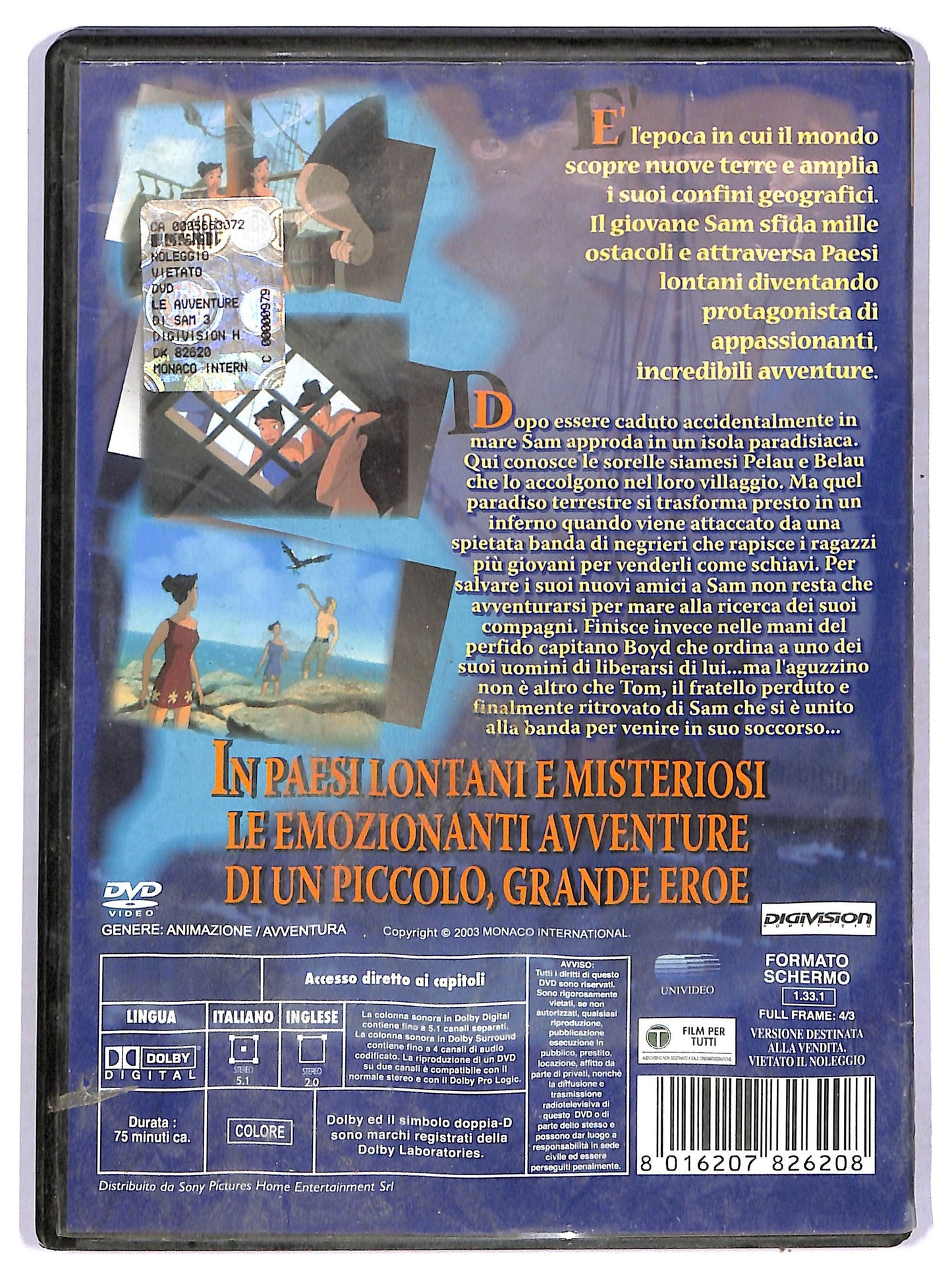 EBOND Le avventure di Sam 3 DVD D767462
