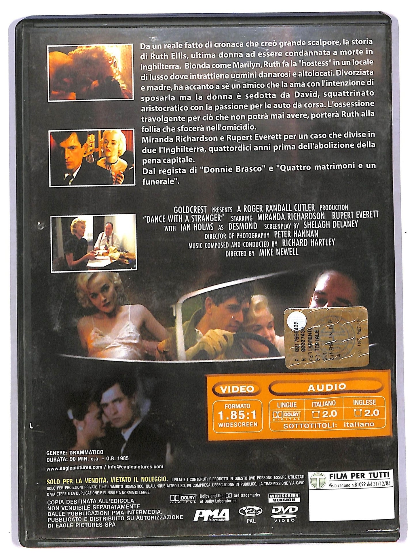 EBOND Ballando con uno sconosciuto DVD EDITORIALE D767503
