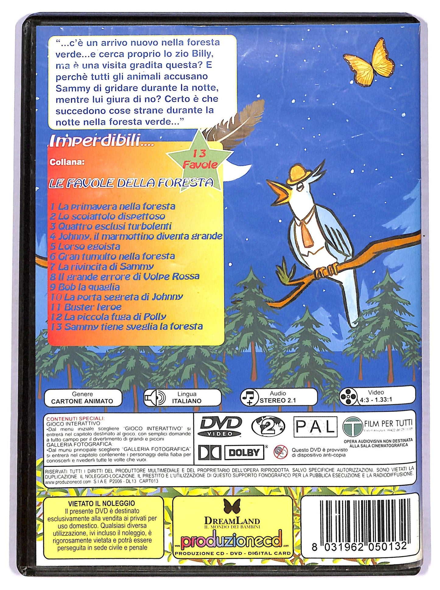 EBOND sammy sveglia la foresta - favola n 13 DVD D767610