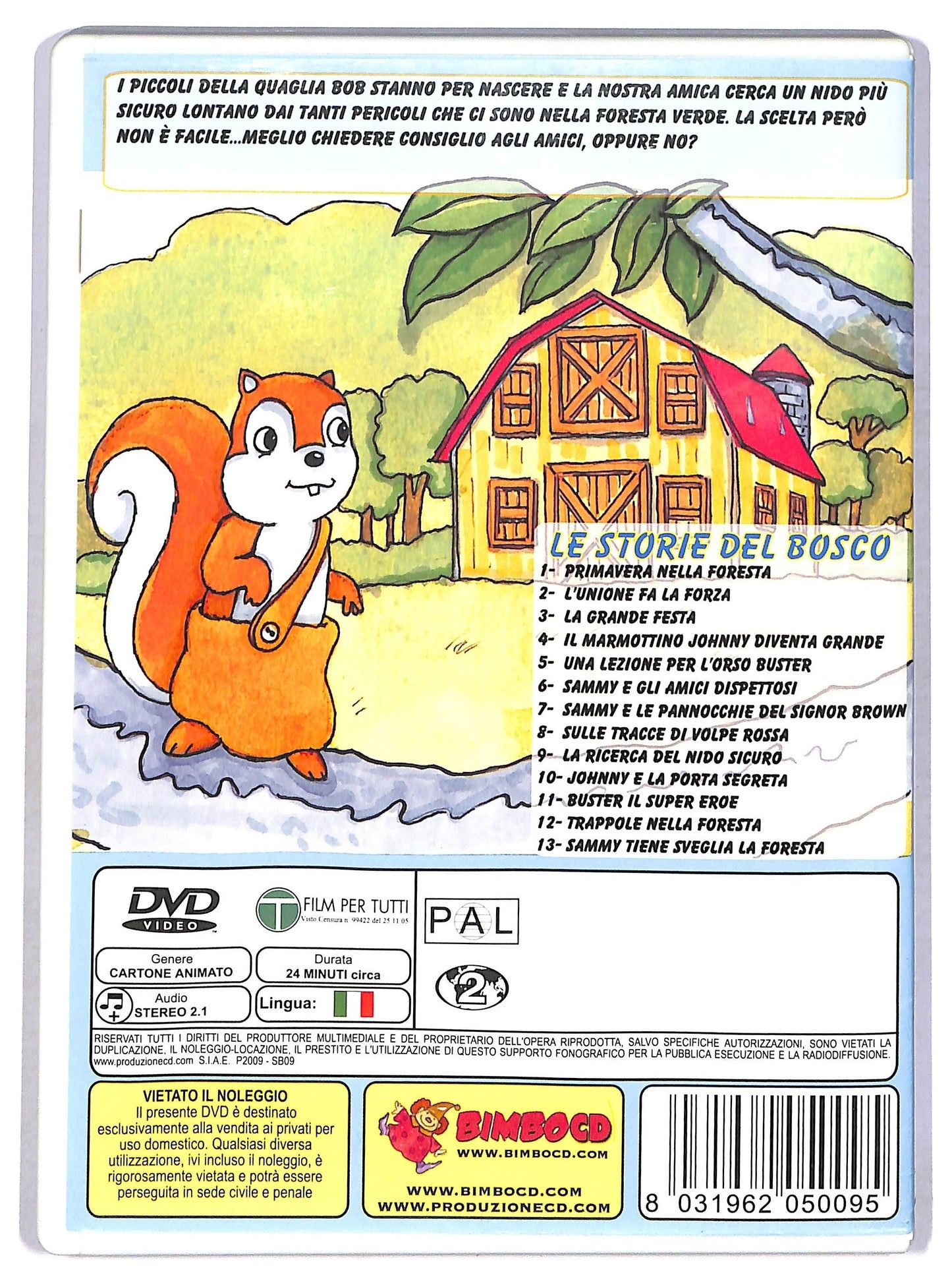 EBOND Le Storie del Bosco La ricerca del nido sicuro DVD D767736