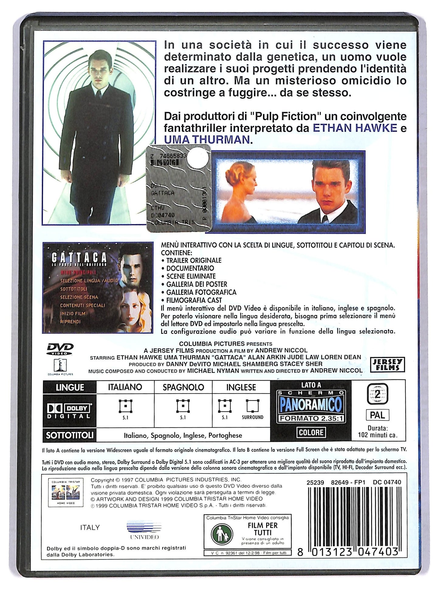 EBOND gattaca - la porta dell'universo DVD D767811