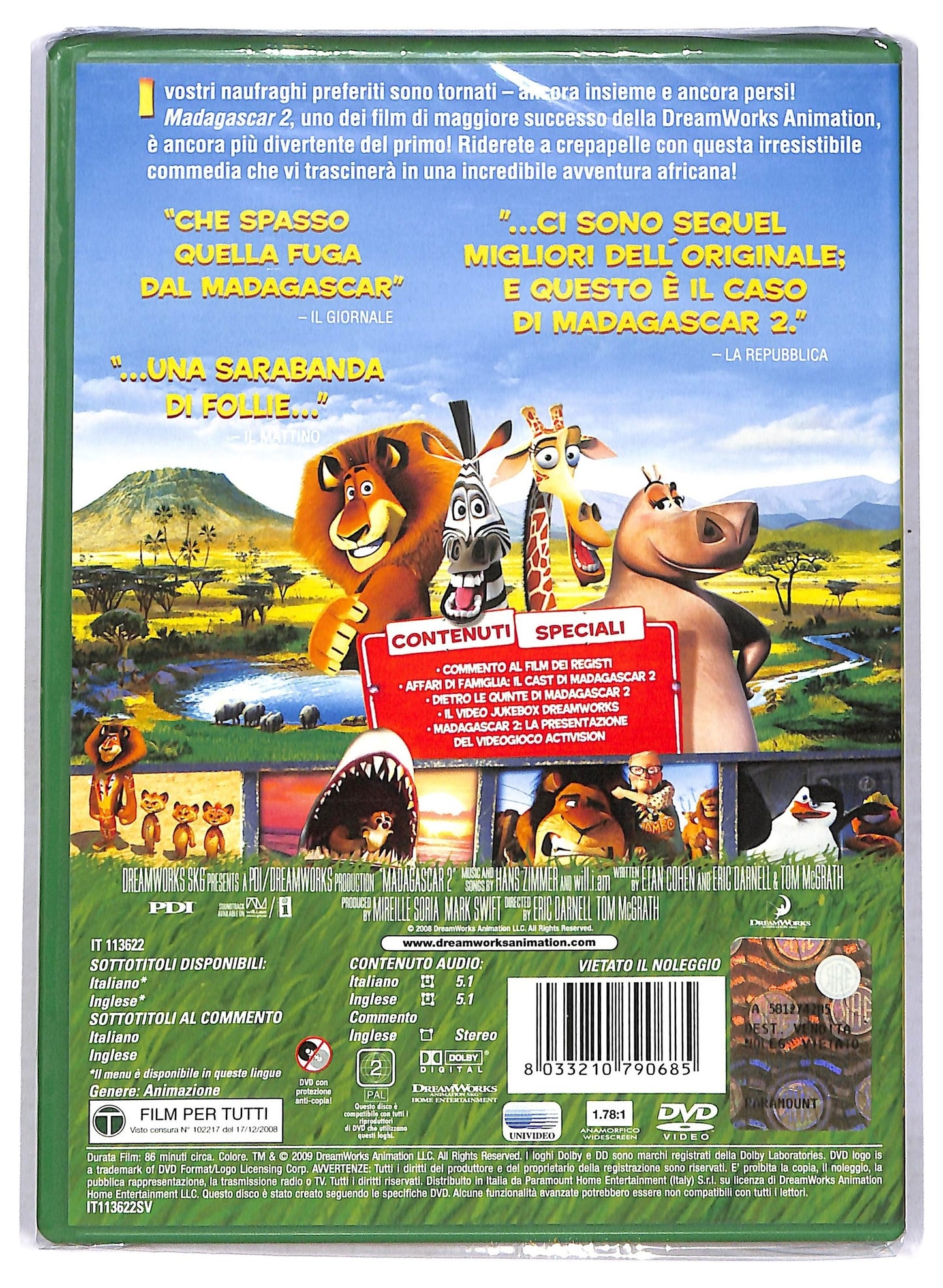 EBOND Madagascar 2 DVD D767828