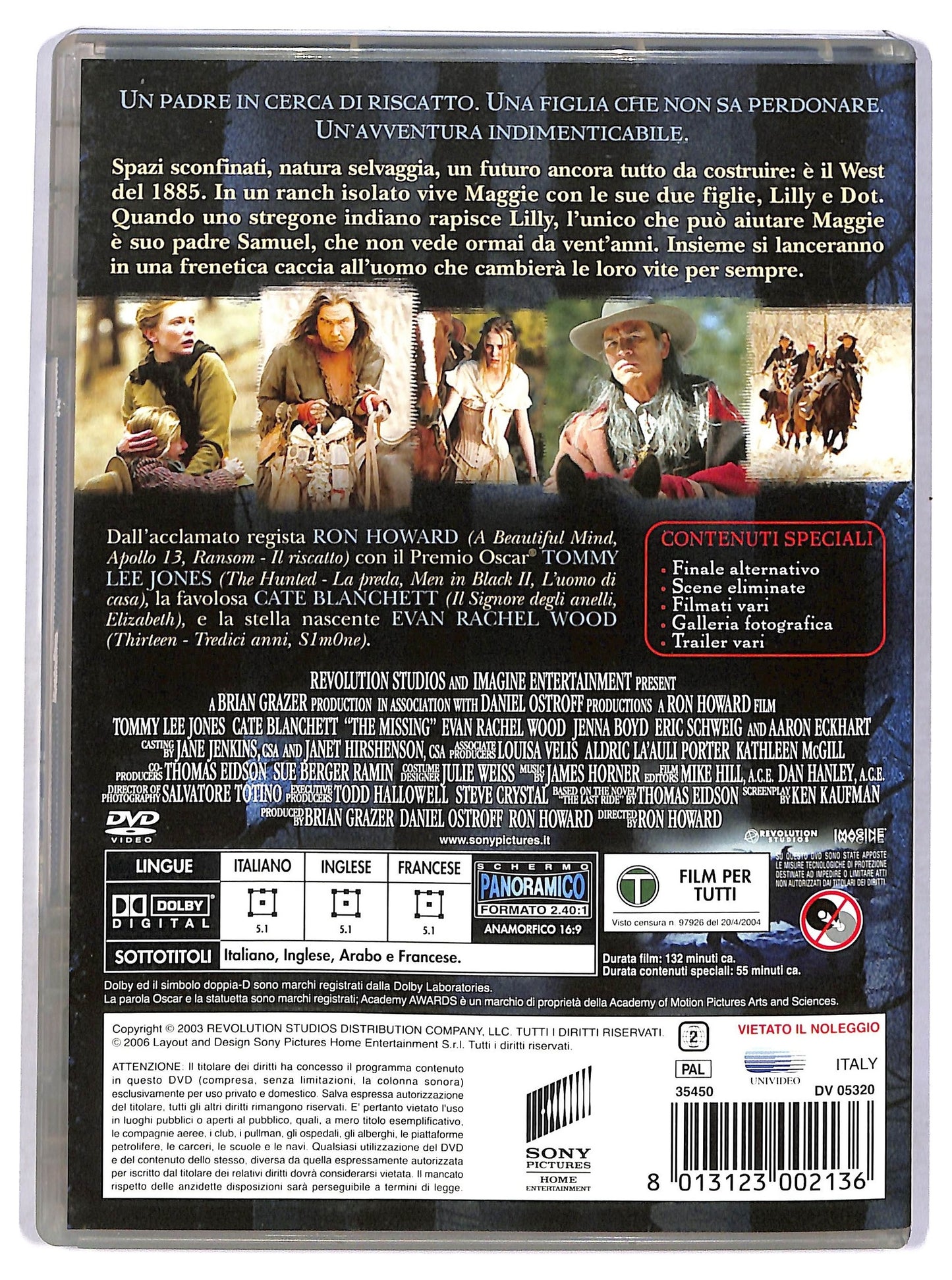 EBOND The Missing EDITORIALE DVD D767832