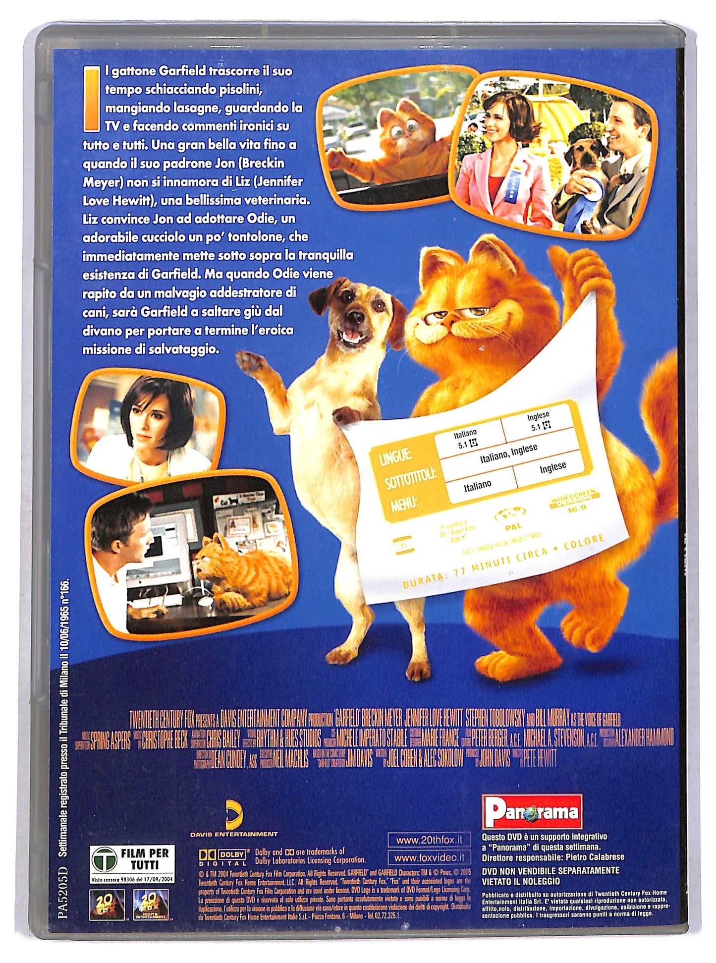 EBOND Garfield Il Film DVD Editoriale D767835