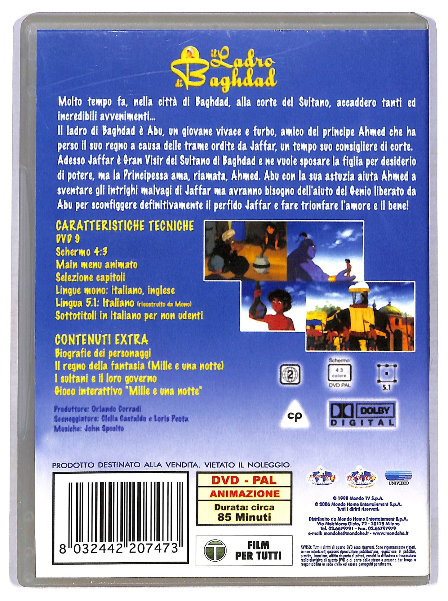 EBOND Il ladro di Baghdad EDITORIALE DVD D767943