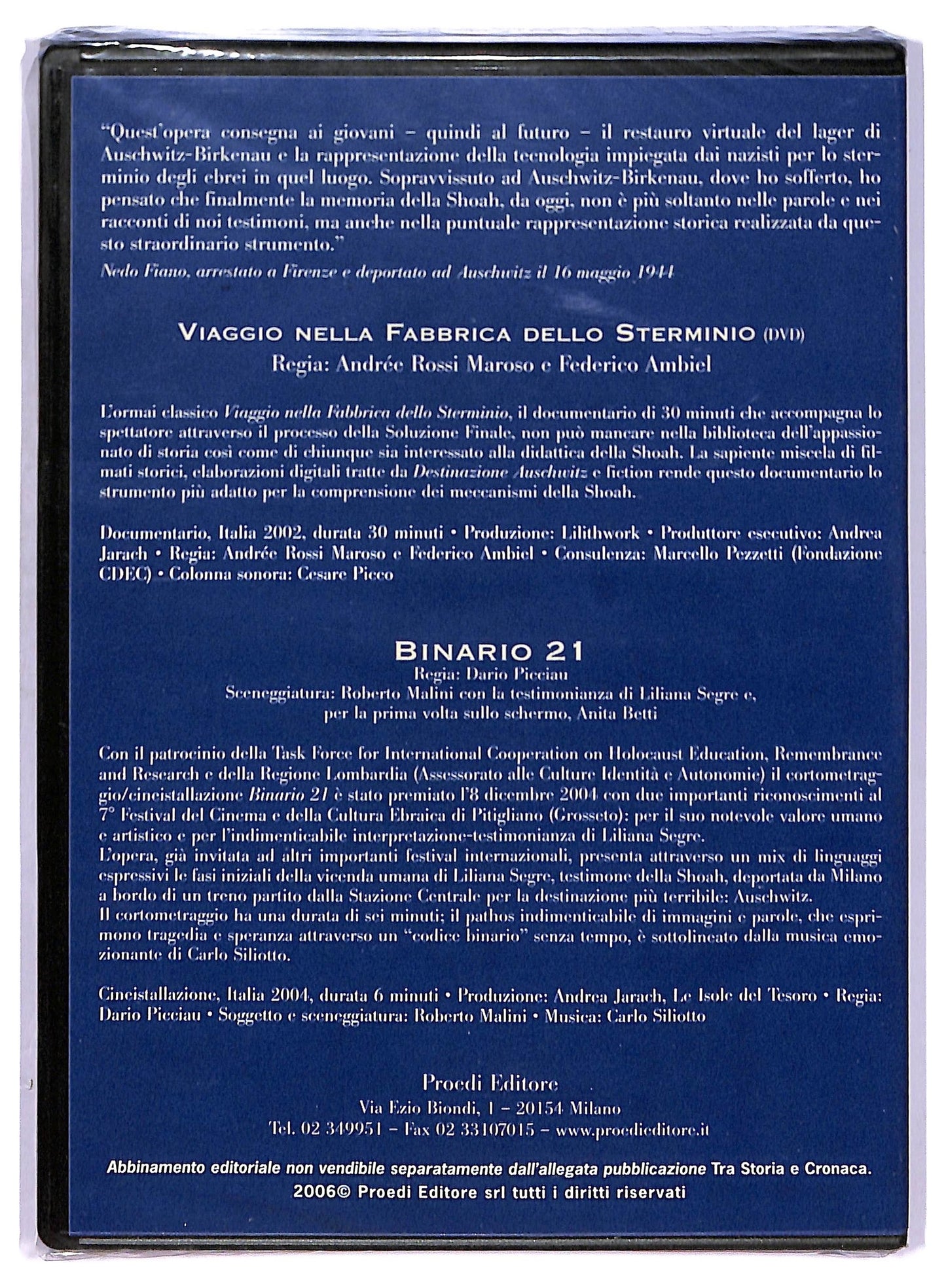 EBOND Viaggio nella Fabrica dello Sterminio EDITORIALE DVD D768004