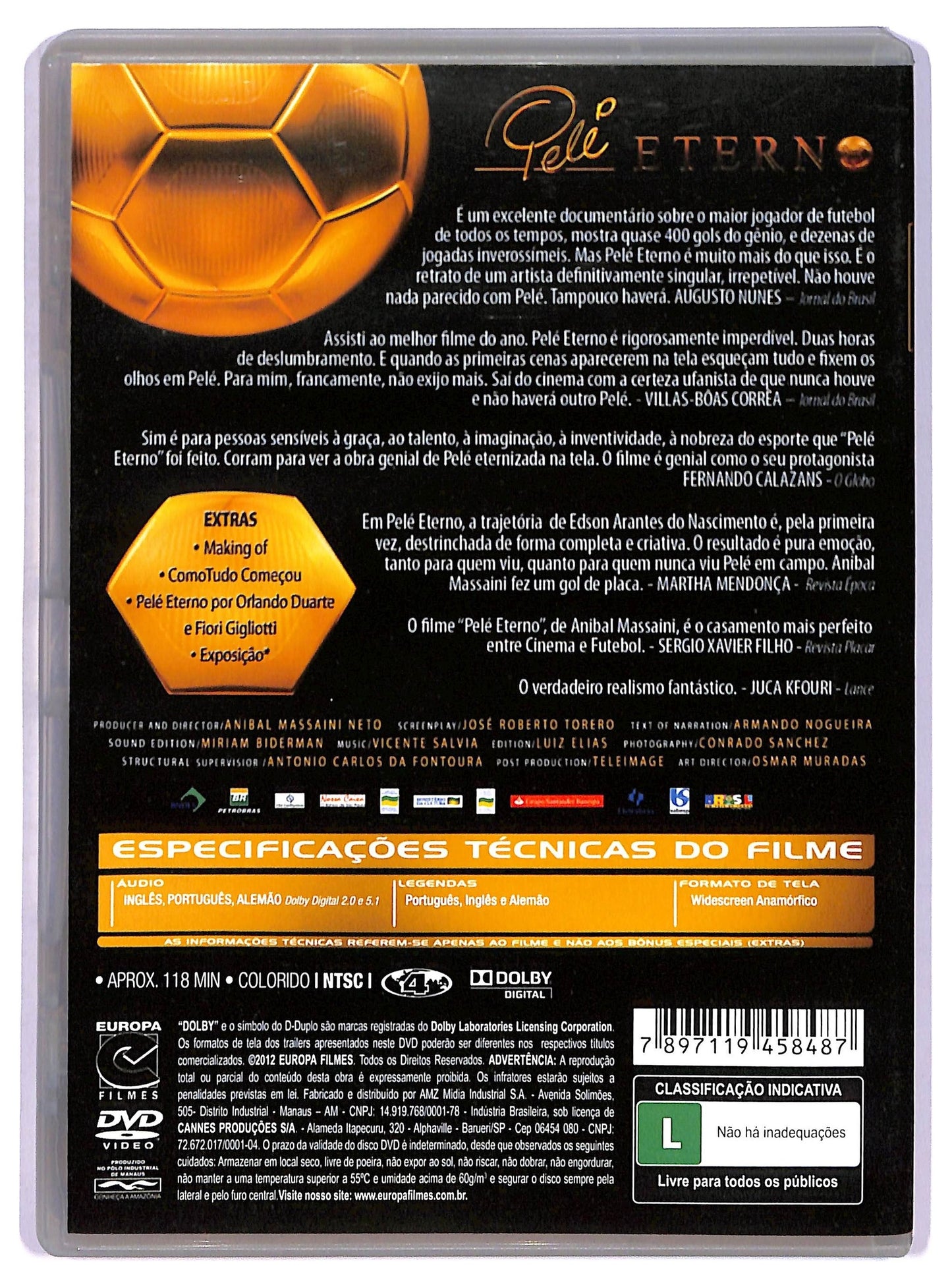 EBOND Pele Eterno DVD NTSC D768018