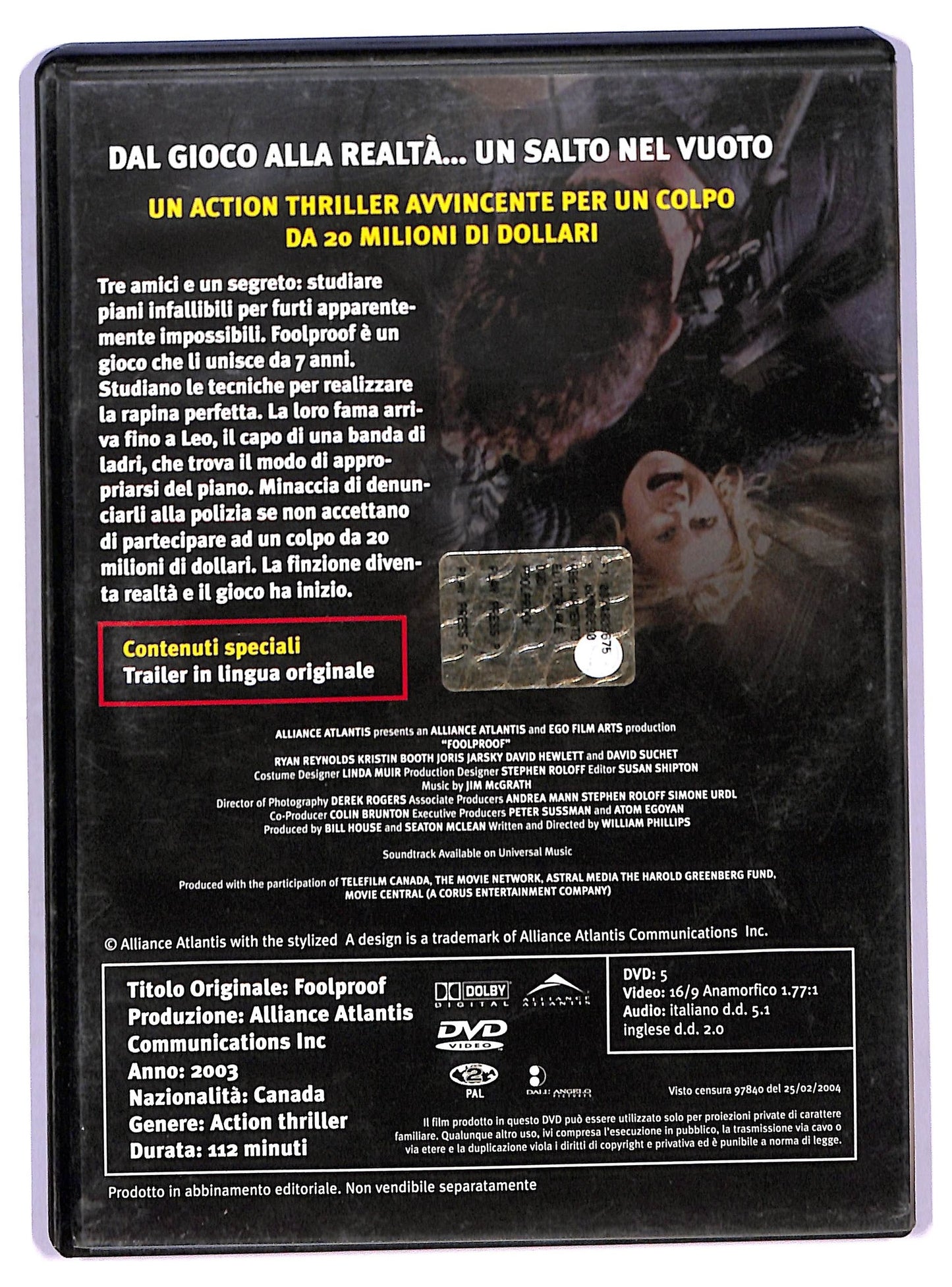 EBOND Foolproof EDITORIALE DVD D768142