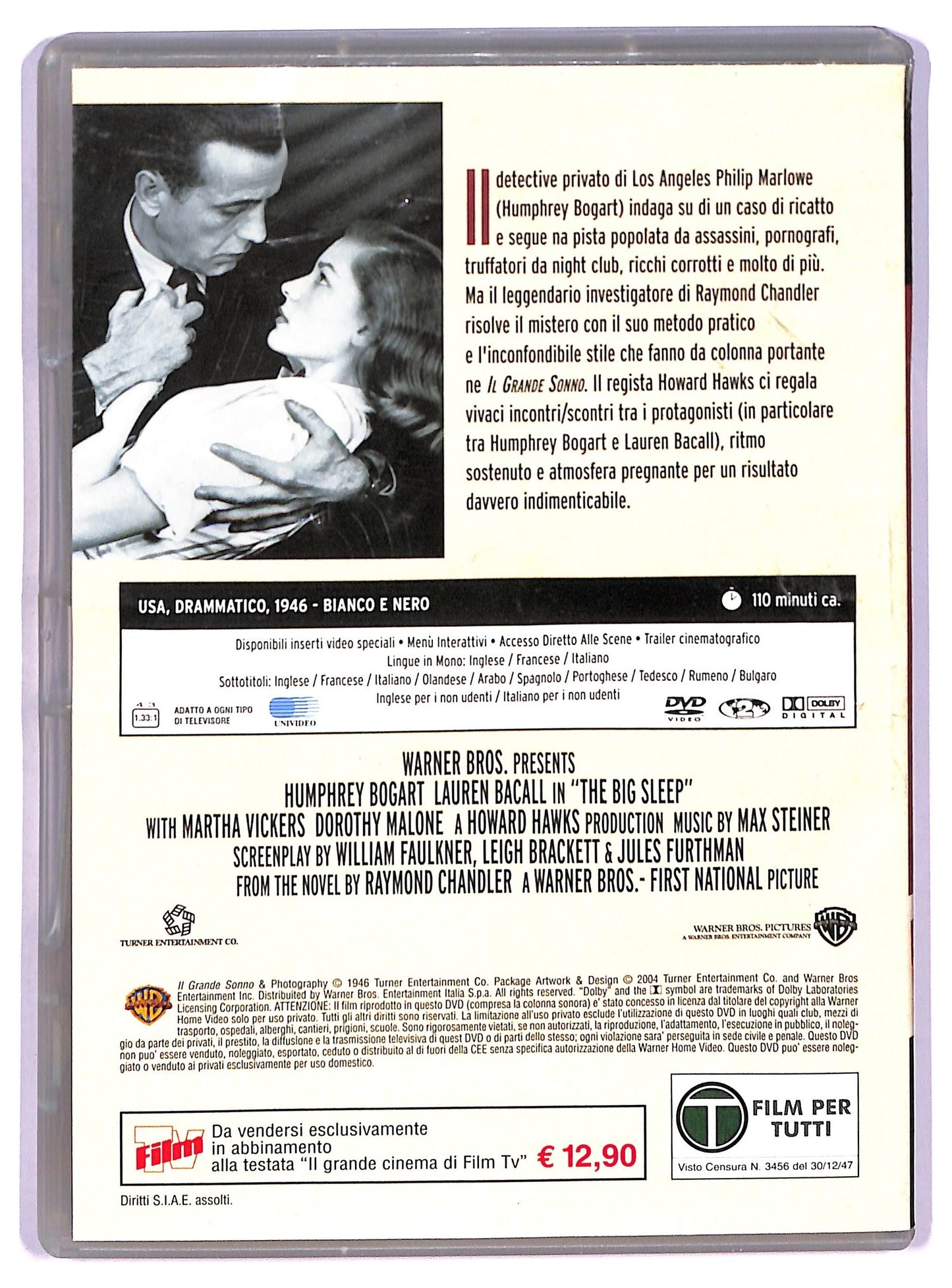 EBOND Il grande sonno EDITORIALE DVD D768207