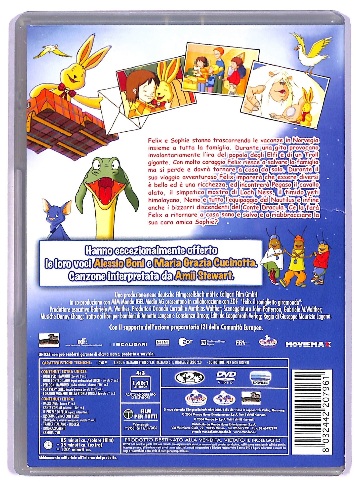 EBOND Felix - Il coniglietto giramondo EDITORIALE DVD D768221