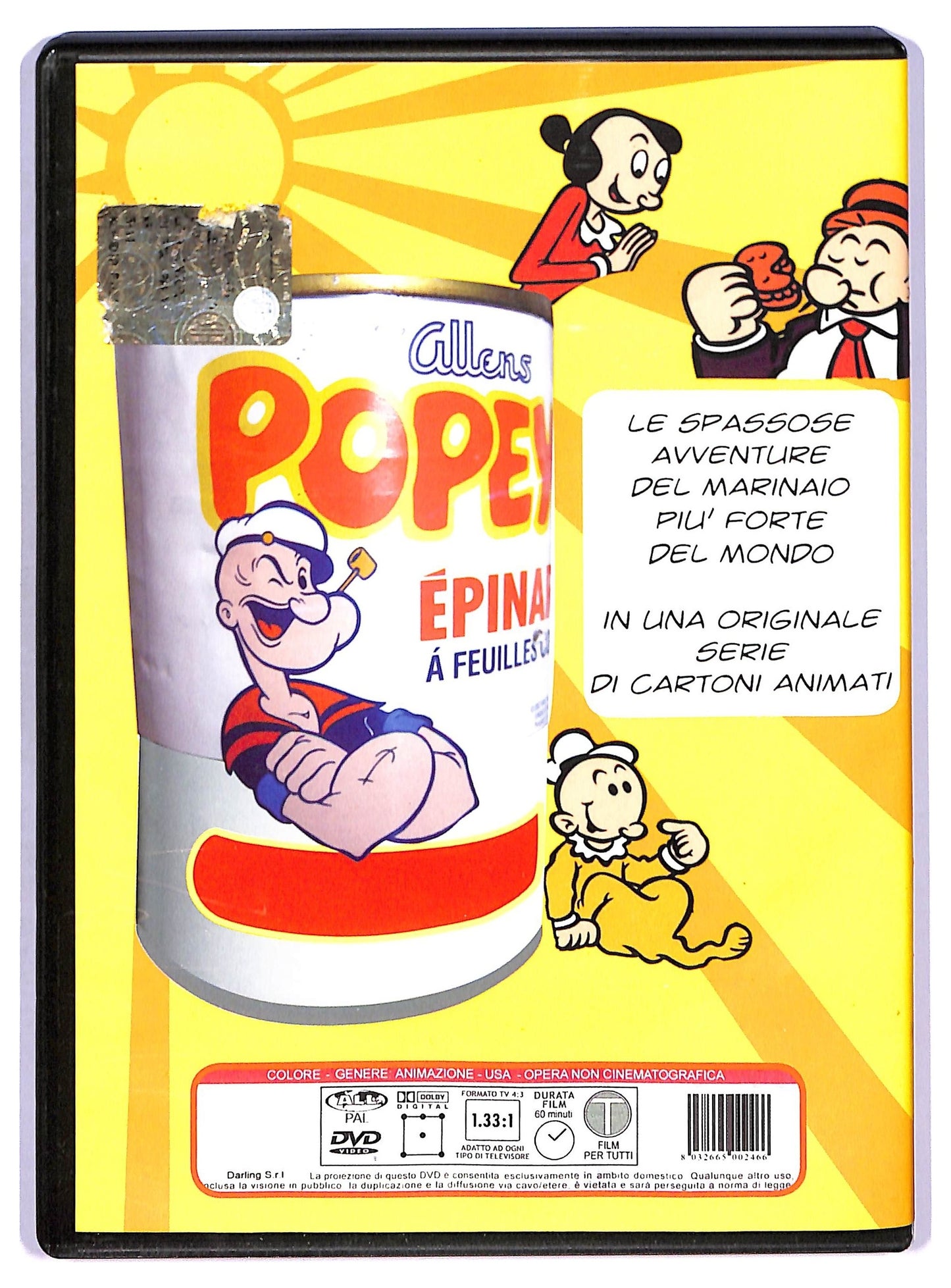 EBOND Braccio di ferro DVD D768254