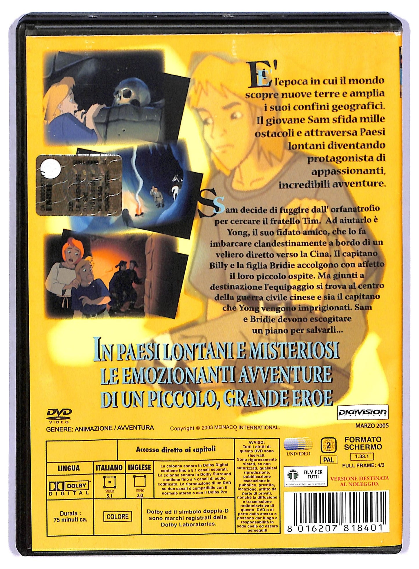 EBOND Le avventure di Sam Vol 3 NOLEGGIO DVD D768303