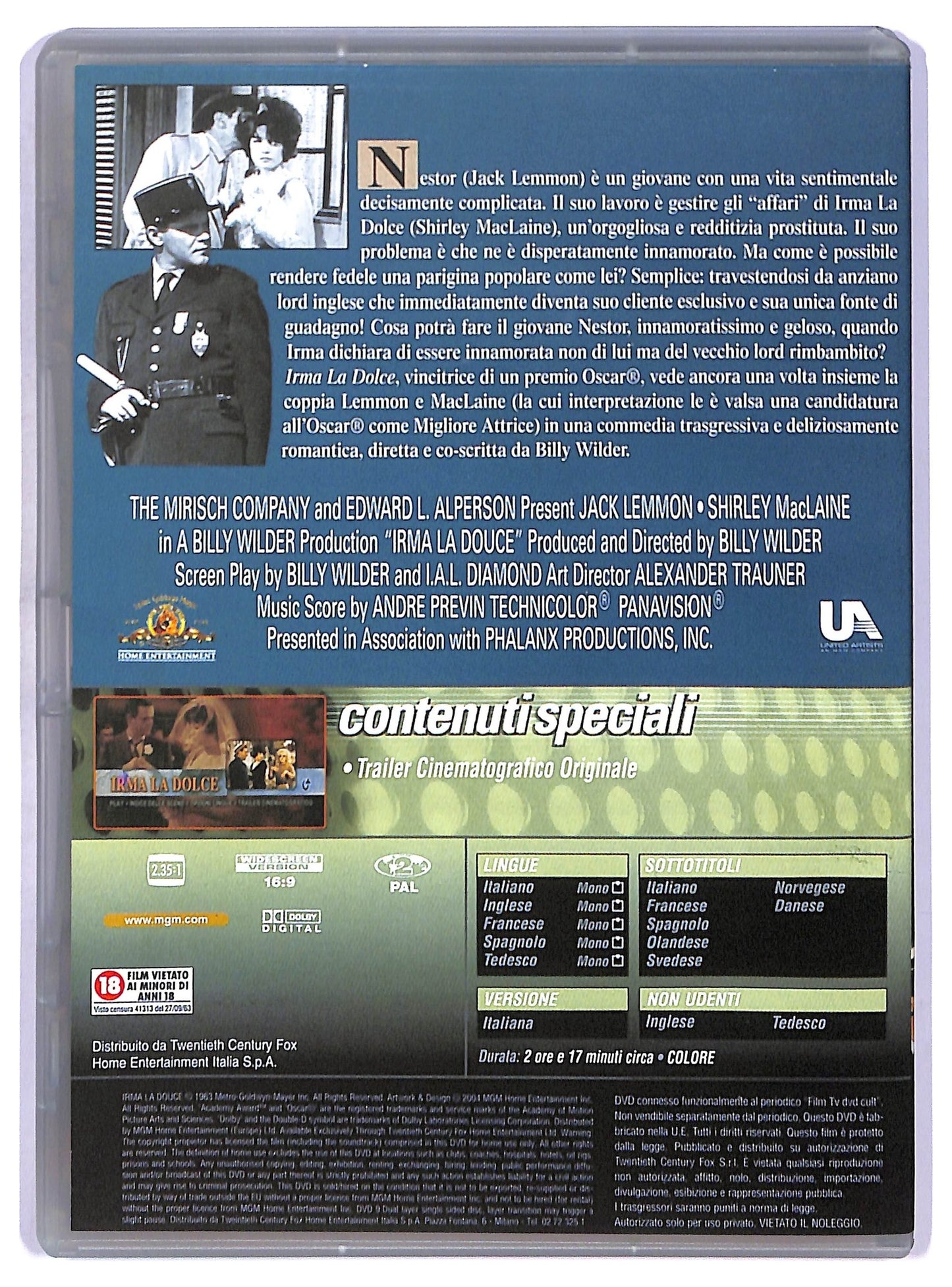 EBOND Irma la dolce EDITORIALE DVD D768322