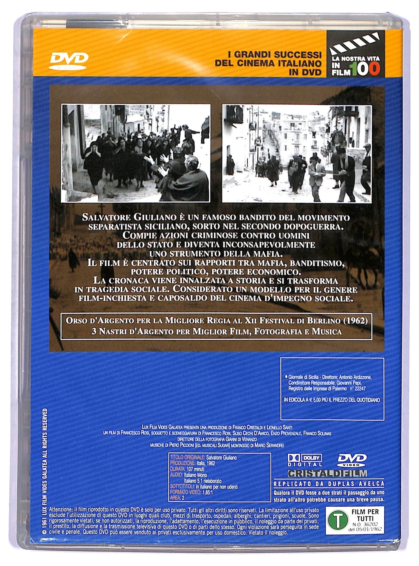 EBOND Salvatore Giuliano DVD Editoriale D768330
