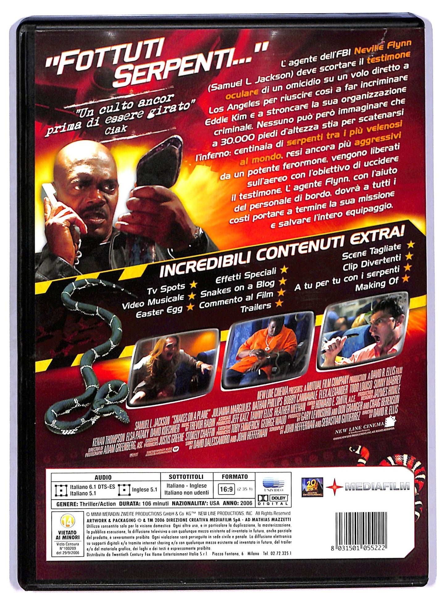 EBOND snakes on a plane EDIZIONE SPECIALE DVD D768349