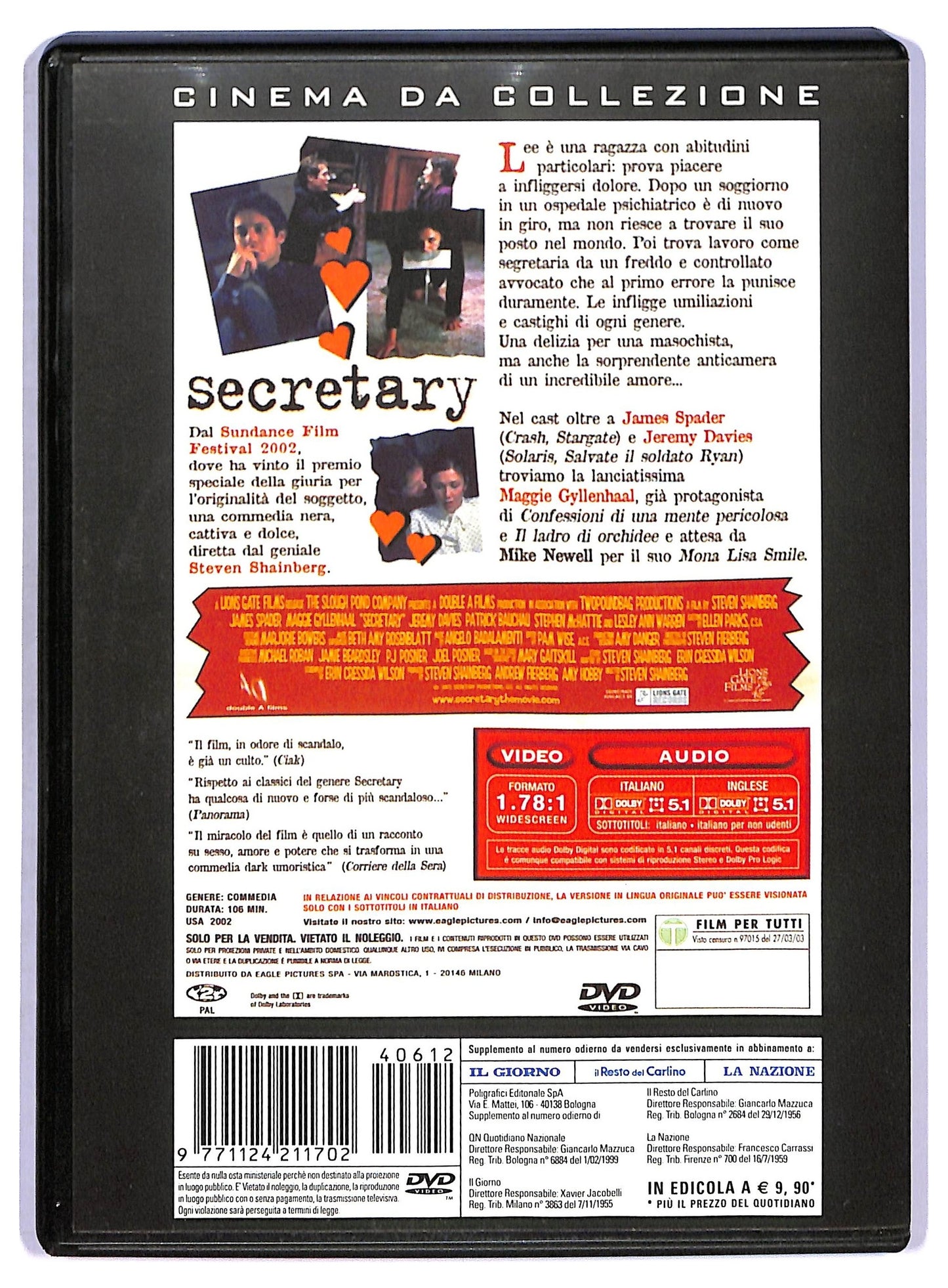 EBOND Secretary EDITORIALE DVD D768432