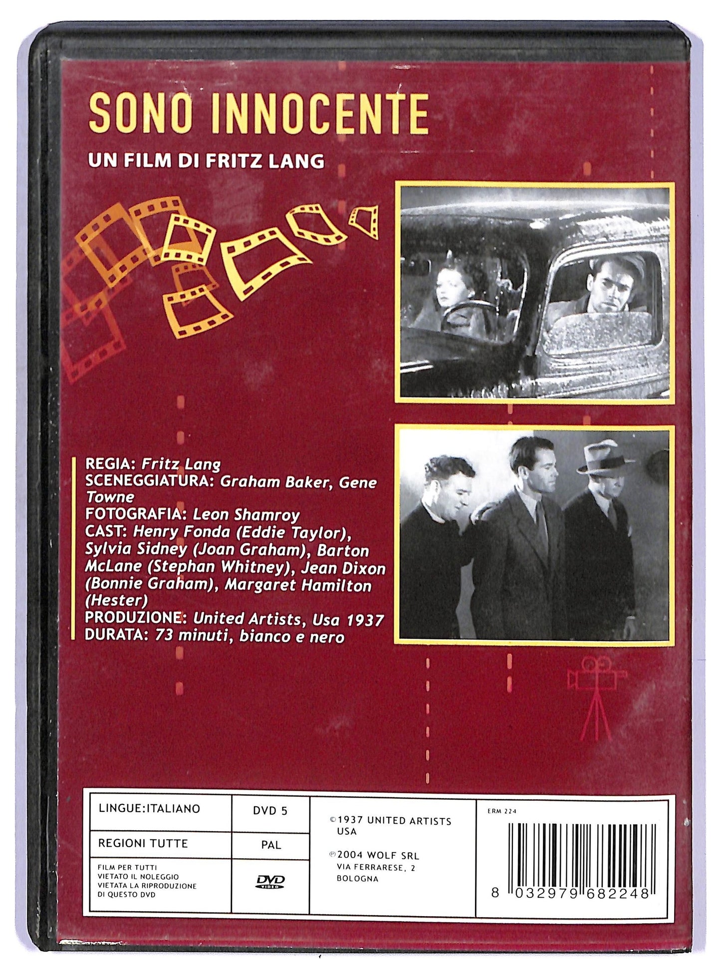 EBOND sono innocente - EDITORIALE DVD D768457