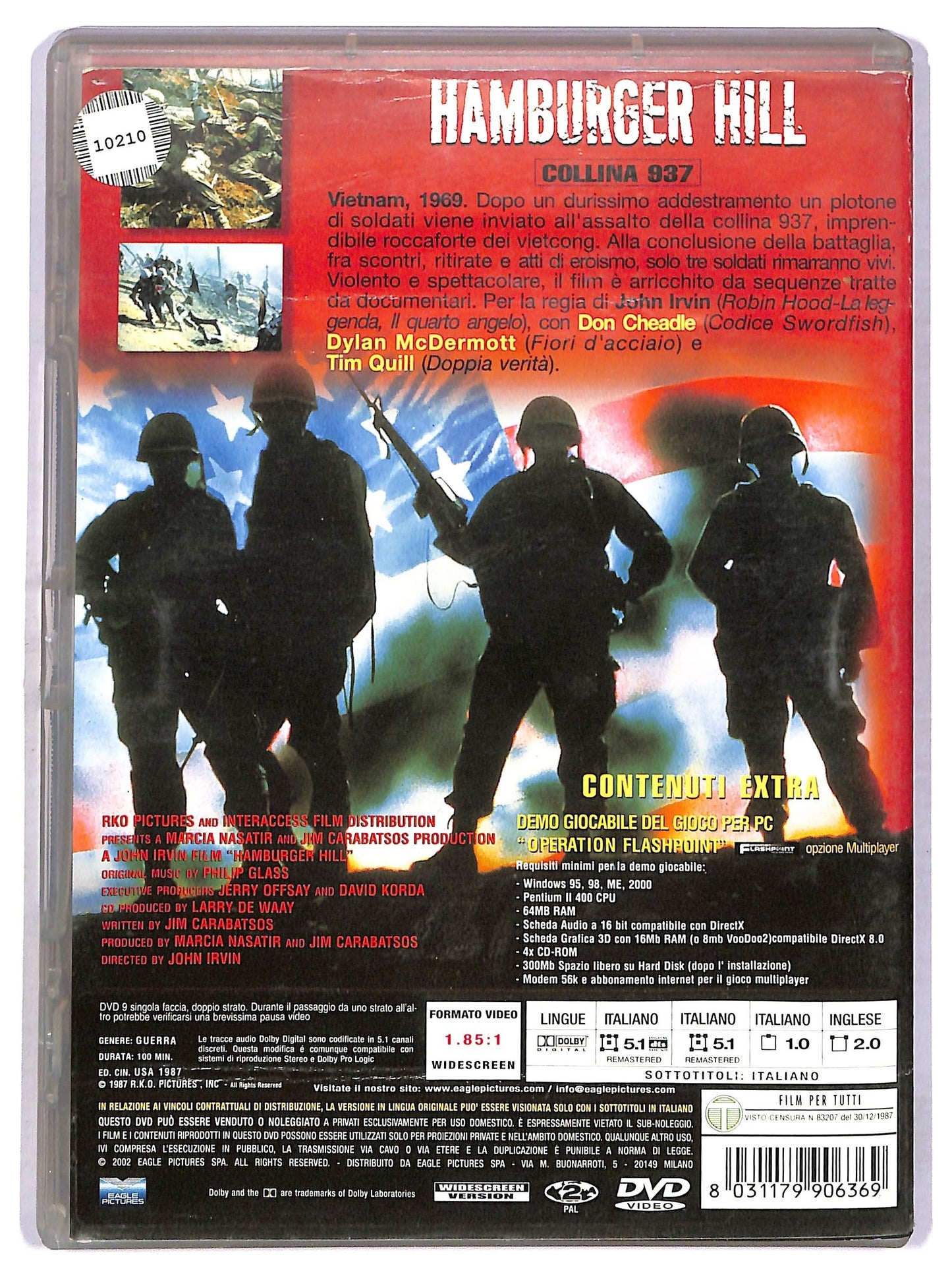 EBOND Hamburger Hill: collina 937 DVD D768641