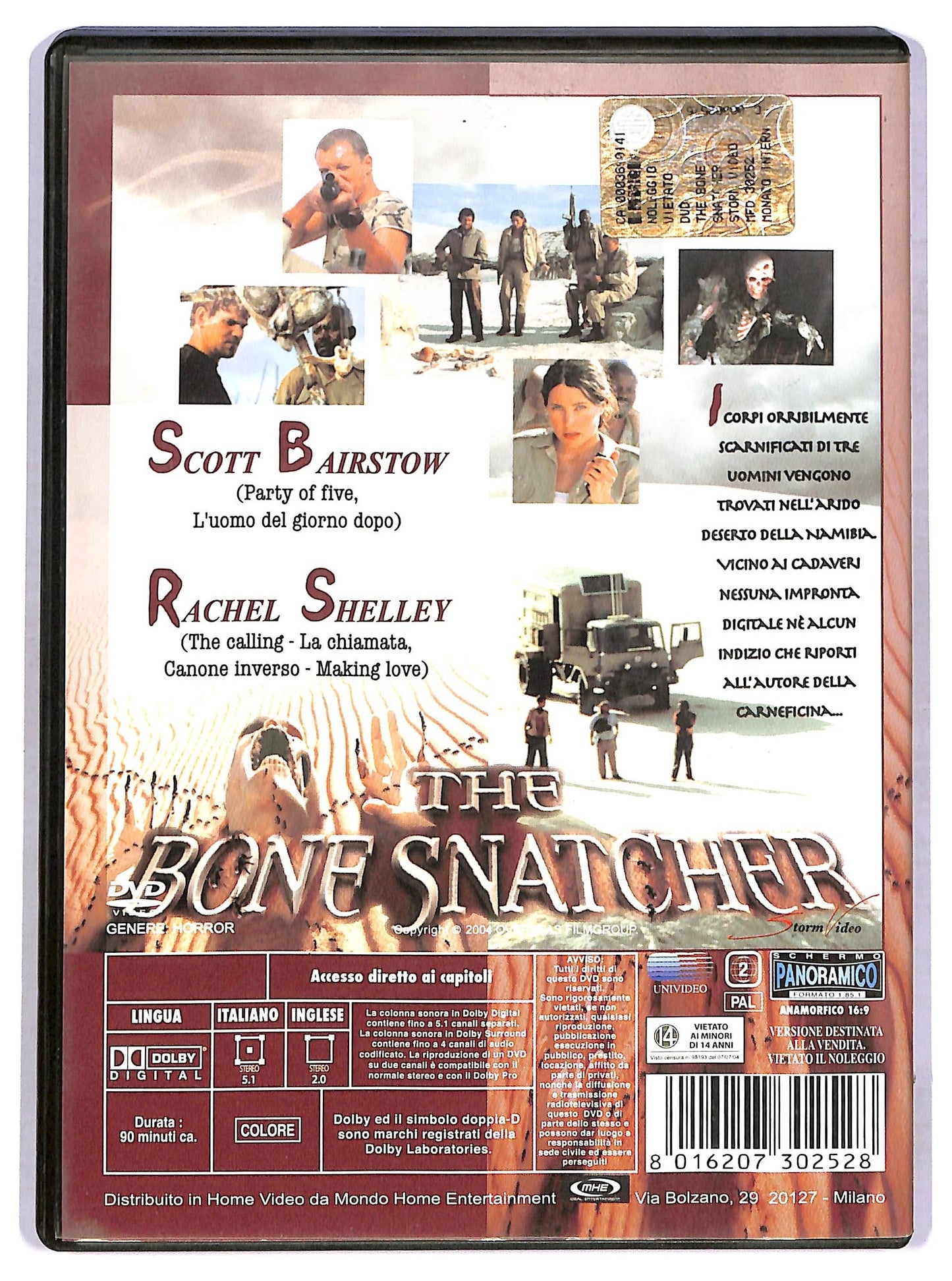 EBOND The bone snatcher Cacciatore di ossa DVD D768648