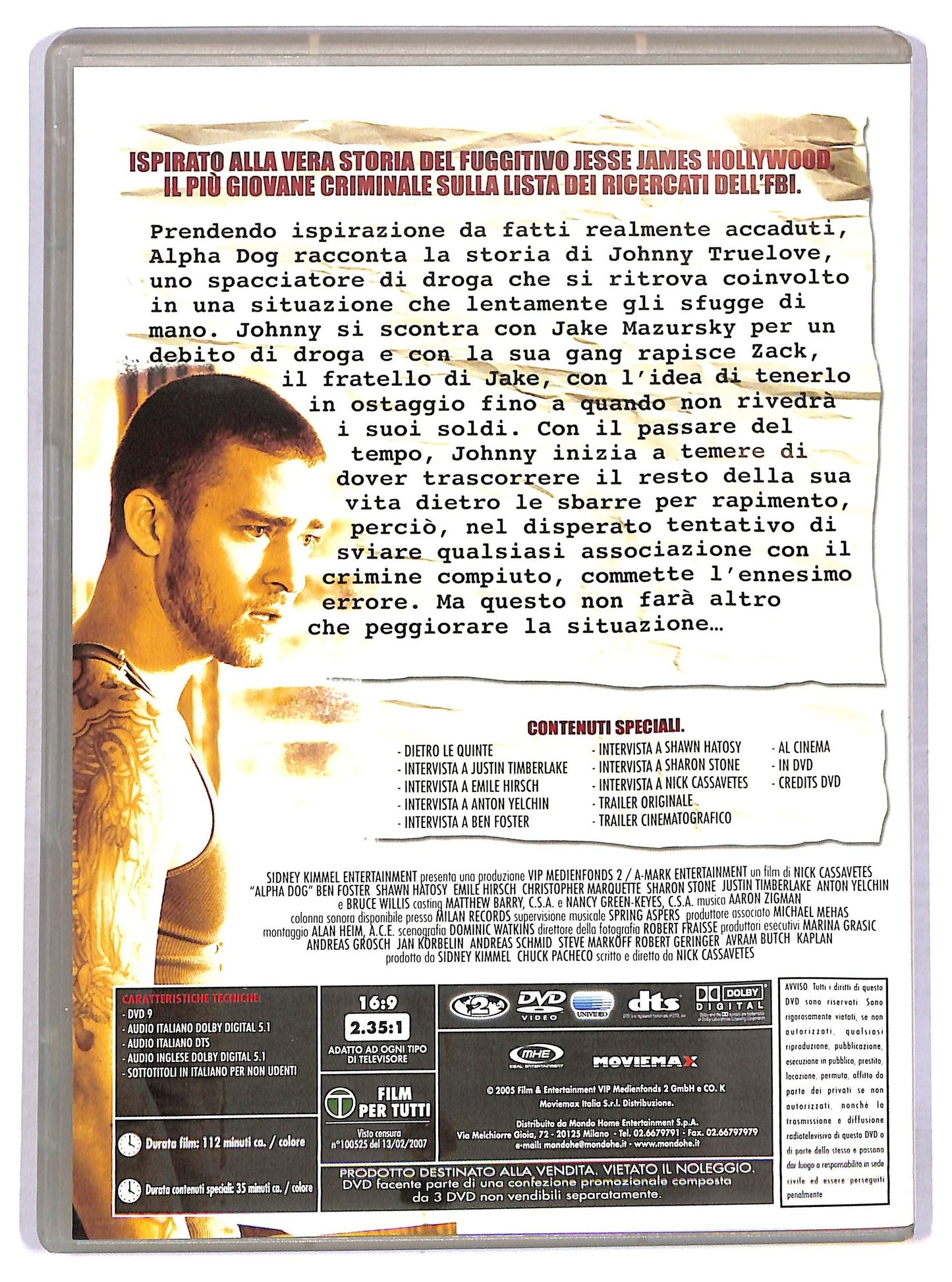 EBOND Alpha Dog EDITORIALE DVD D768746