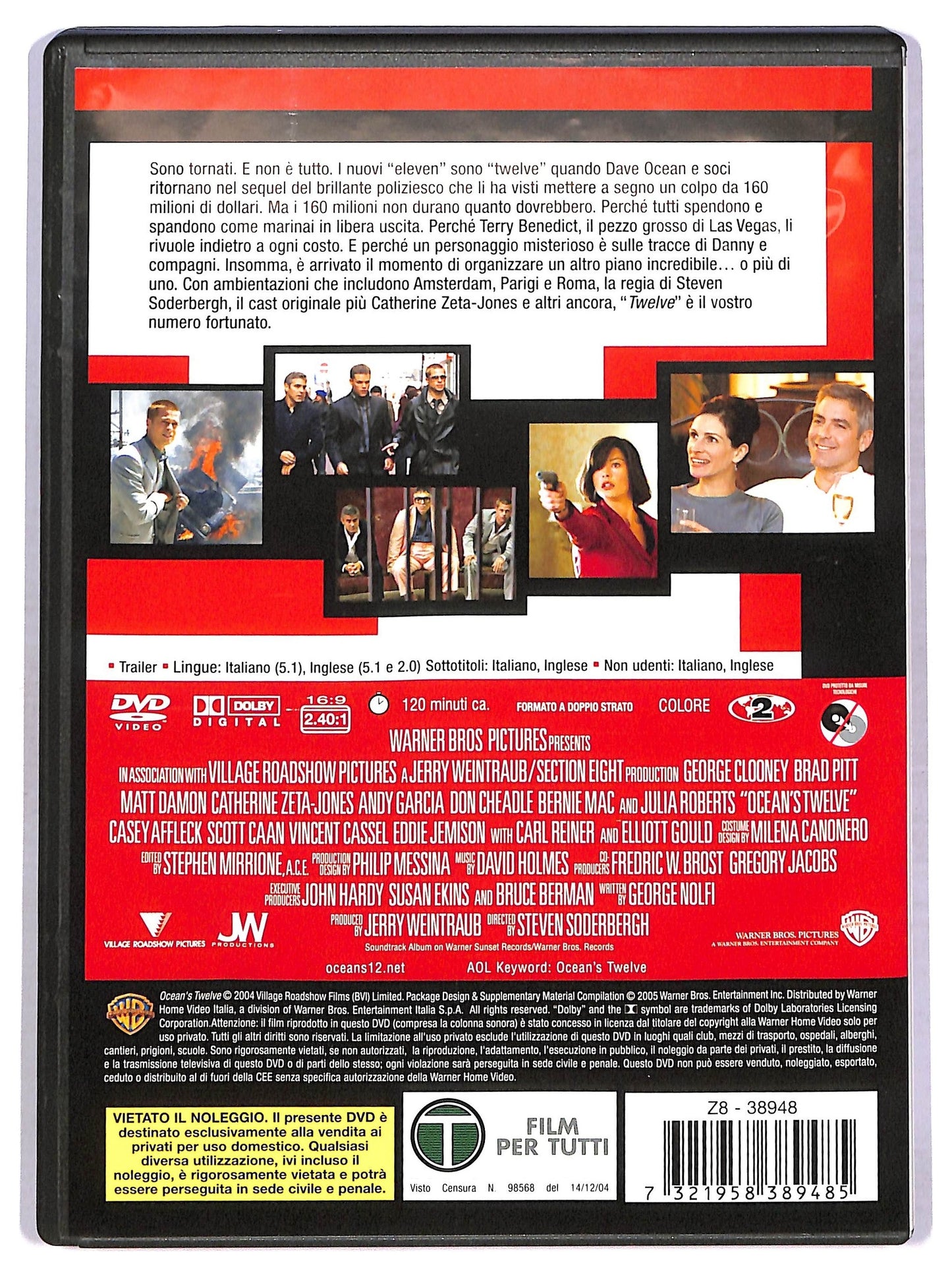 EBOND ocean's twelve DVD D768750