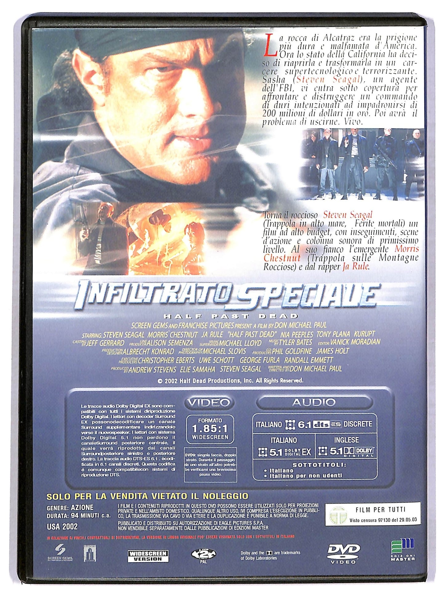 EBOND Infiltrato Speciale EDITORIALE DVD D768753