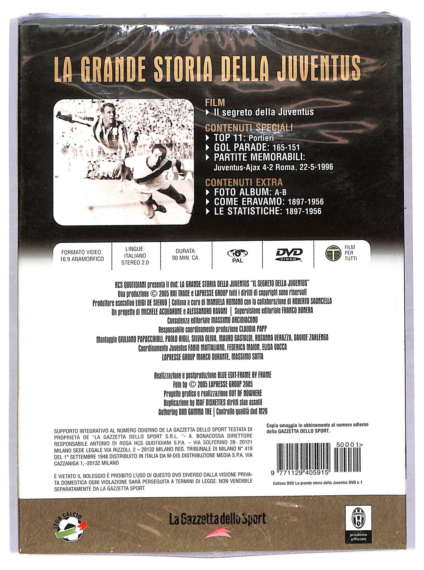 EBOND Il segreto della Juventus Vol.1 Slipcase EDITORIALE DVD D768754
