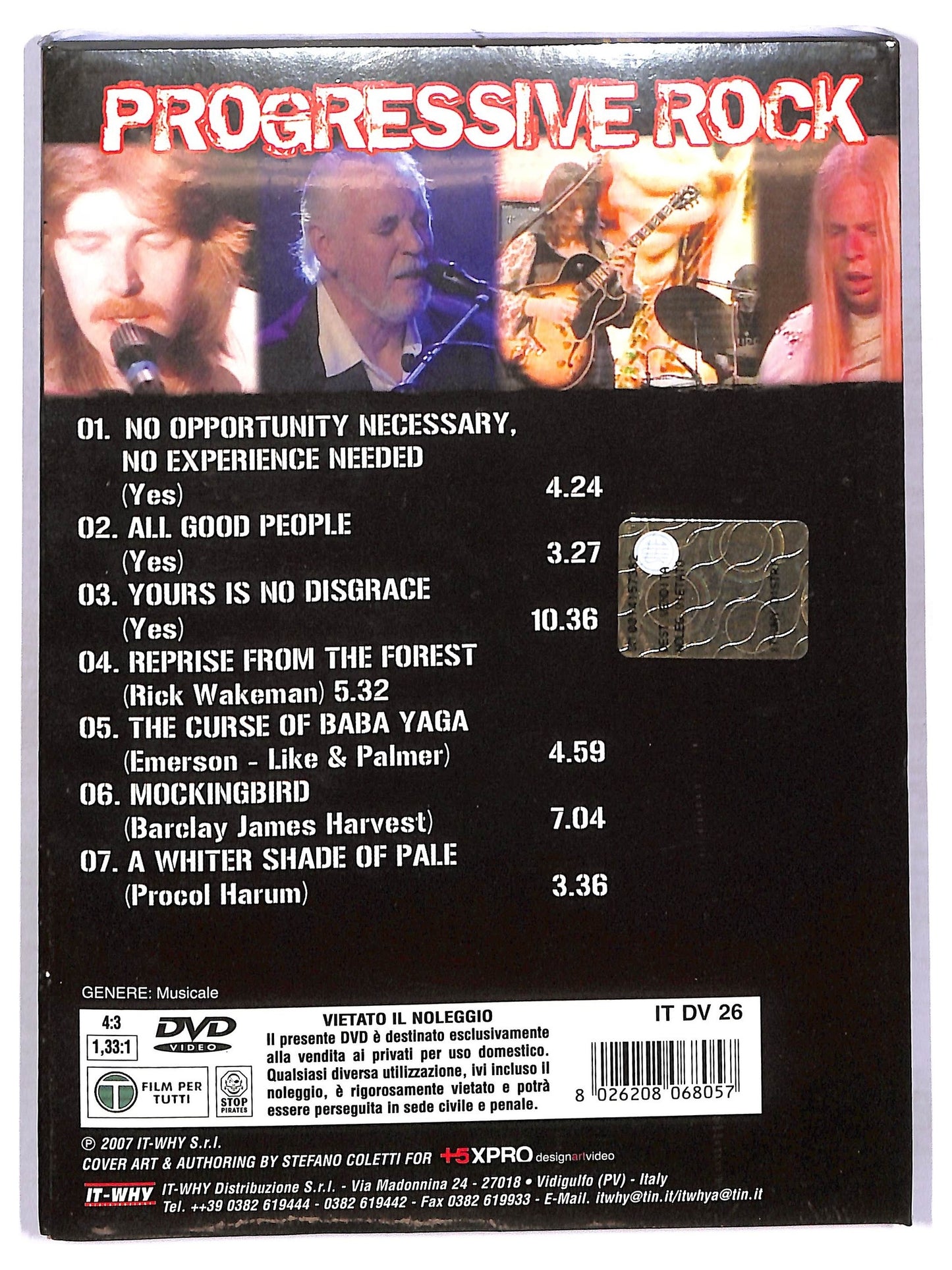 EBOND Various – Progressive Rock DVD D768805