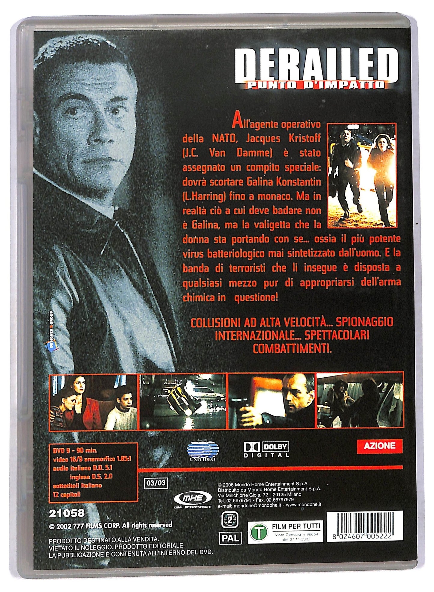 EBOND Derailed - Punto d'impatto EDITORIALE DVD D768956