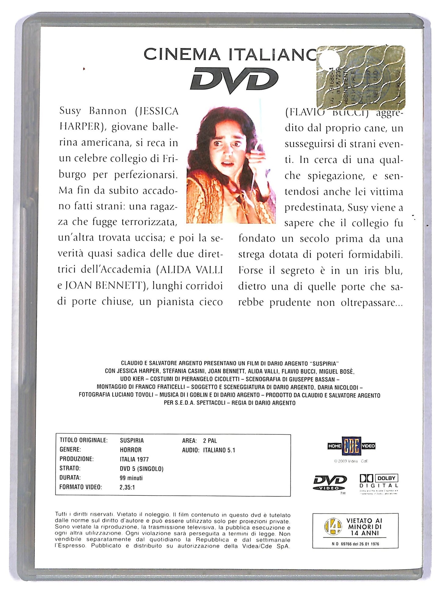 EBOND Suspiria EDITORIALE DVD D769122