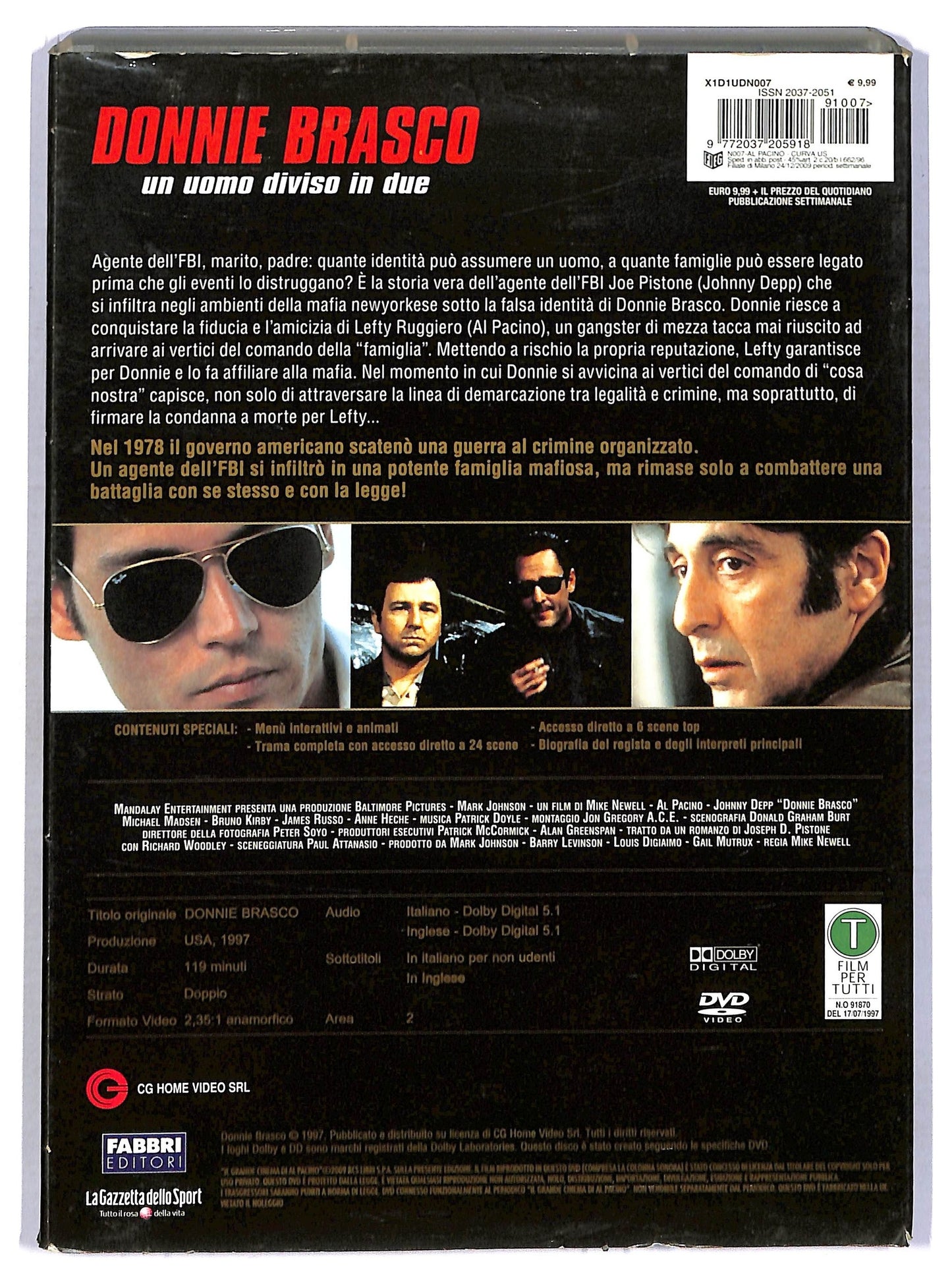EBOND Donnie Brasco EDITORIALE SLIPCASE DVD D769127