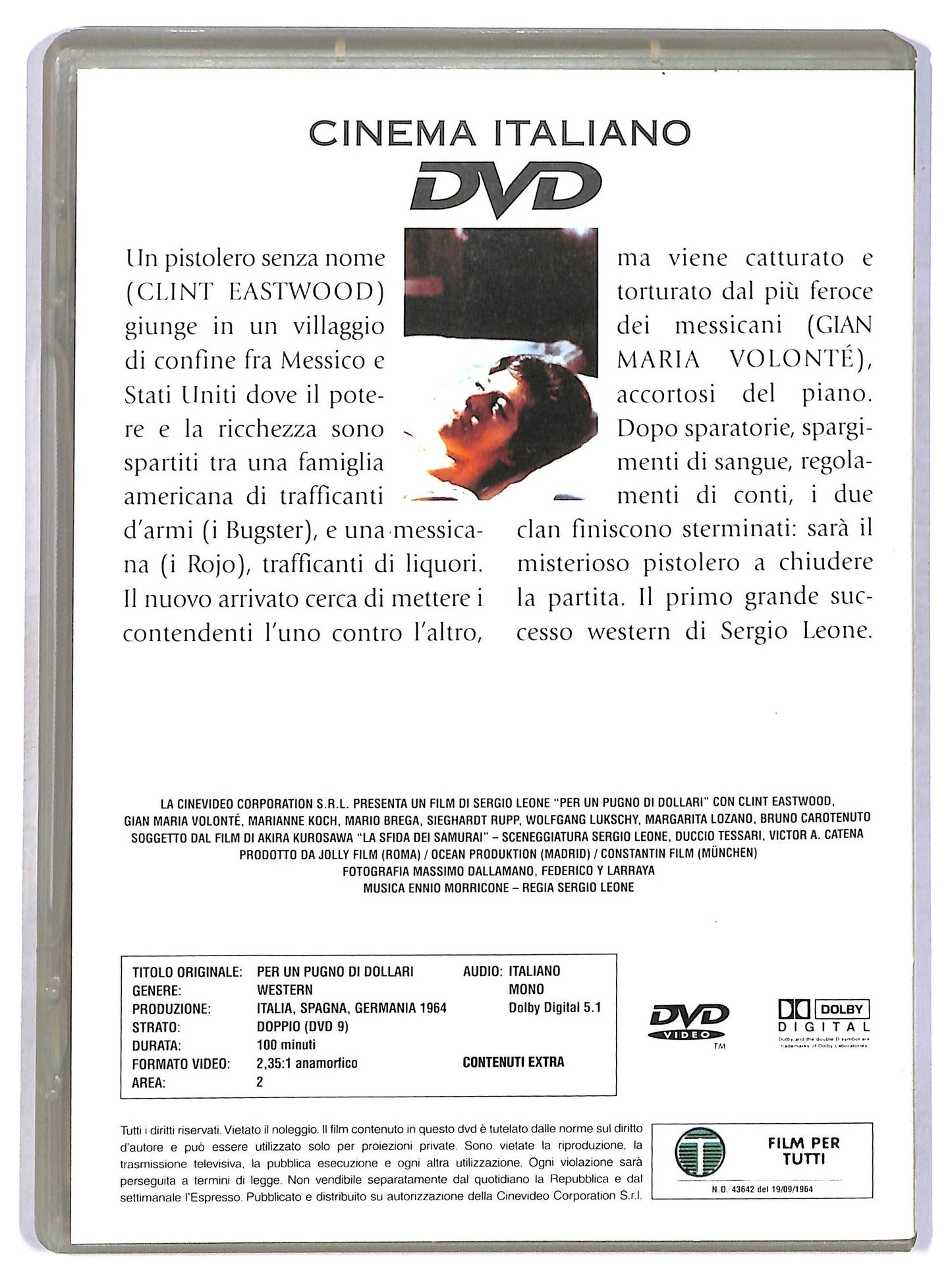 EBOND Per un pugno di dollari Volume 4 EDITORIALE DVD D769159